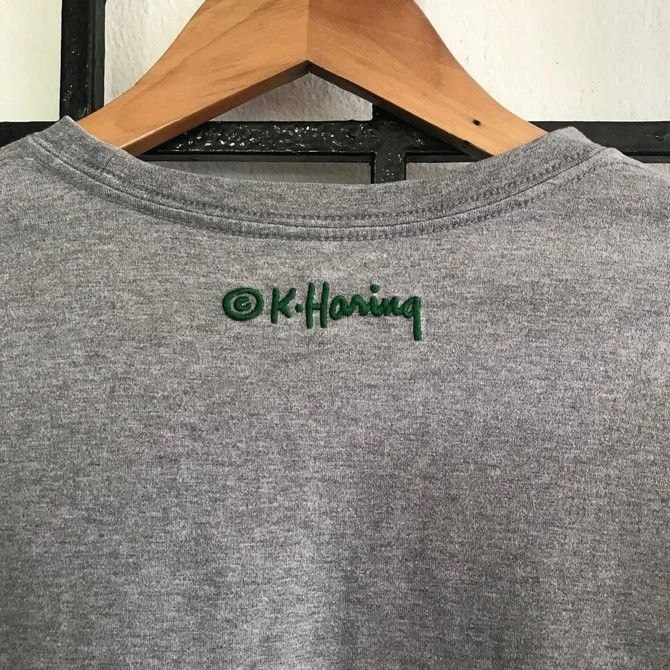 Keith Haring × Vintage 💣 OFFER Vtg KEITH HARING Patchwork Design T-shirt Size US M / EU 48-50 / 2 - 4 Thumbnail