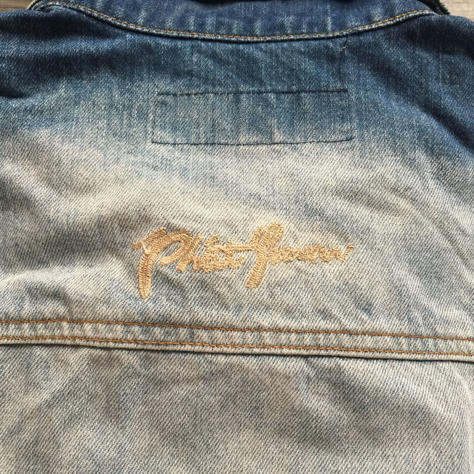 Phat Farm Vintage Phat Farm Denim Jacket Big Logo Embroidered cw21 Size US XXL / EU 58 / 5 - 7 Thumbnail