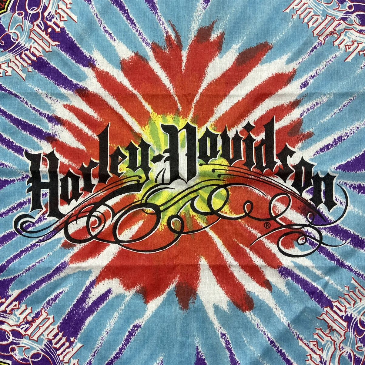 Harley Davidson Vintage Harley Davidson Bandana / Handkerchief Size ONE SIZE - 2 Thumbnail