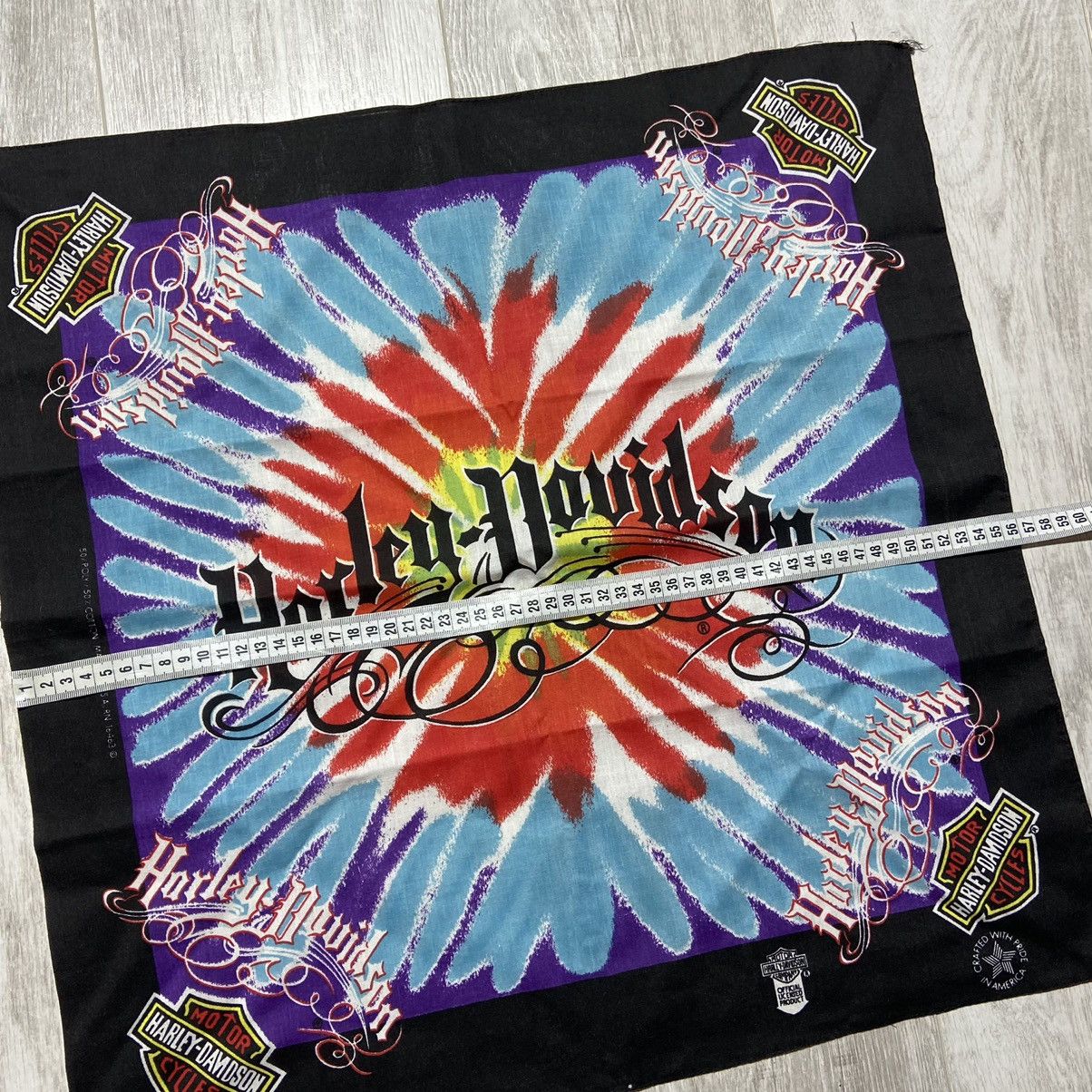 Harley Davidson Vintage Harley Davidson Bandana / Handkerchief Size ONE SIZE - 7 Thumbnail