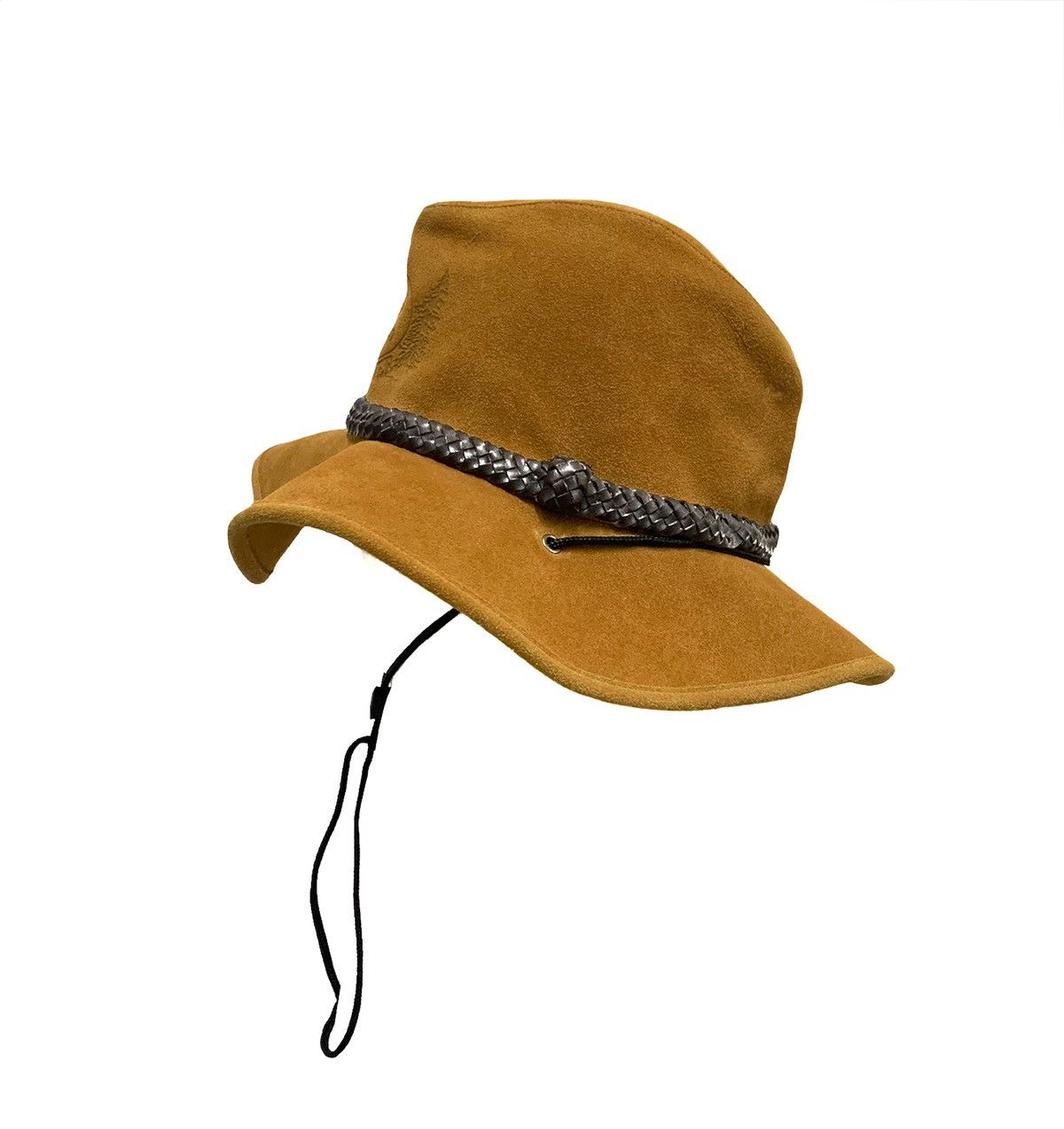 Genuine Leather × Quiksilver × Vintage RARE ‼️ Quiksilver Suede Leather Cowboy Bucket Hats Size ONE SIZE - 2 Thumbnail