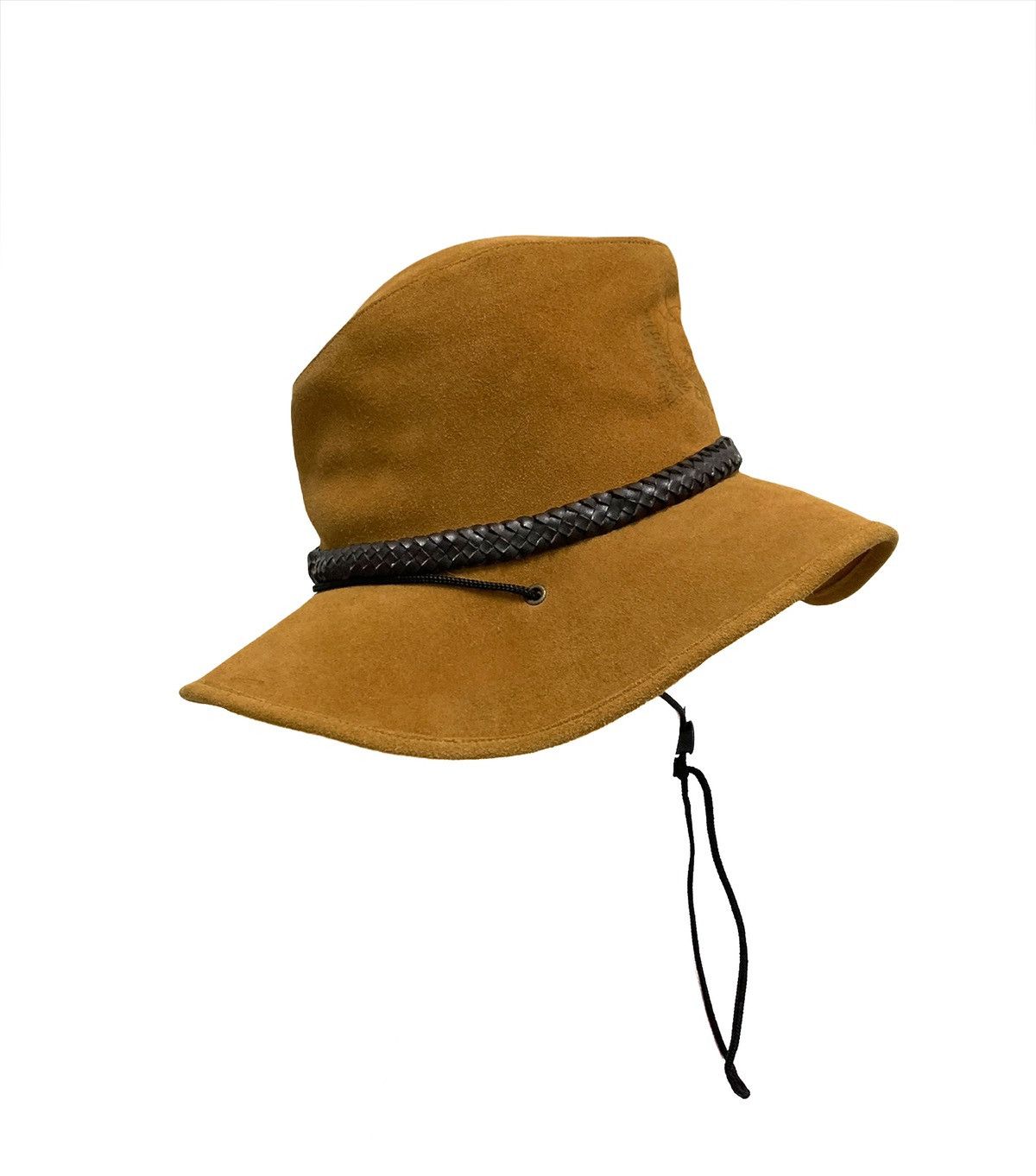 Genuine Leather × Quiksilver × Vintage RARE ‼️ Quiksilver Suede Leather Cowboy Bucket Hats Size ONE SIZE - 3 Thumbnail