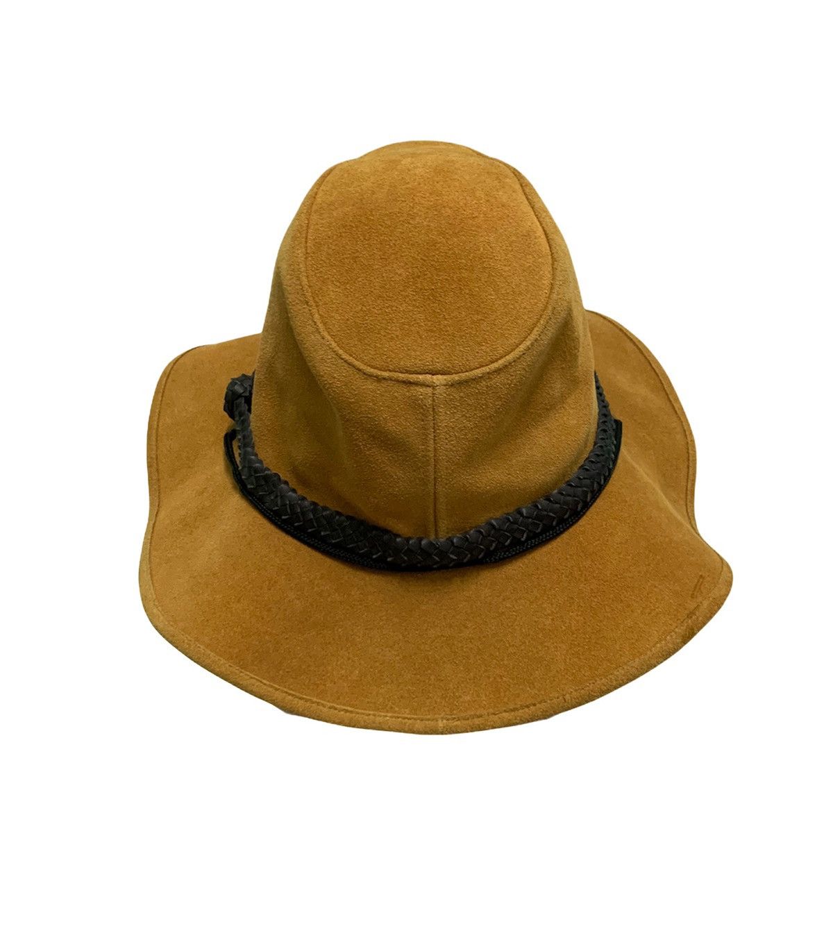 Genuine Leather × Quiksilver × Vintage RARE ‼️ Quiksilver Suede Leather Cowboy Bucket Hats Size ONE SIZE - 4 Thumbnail