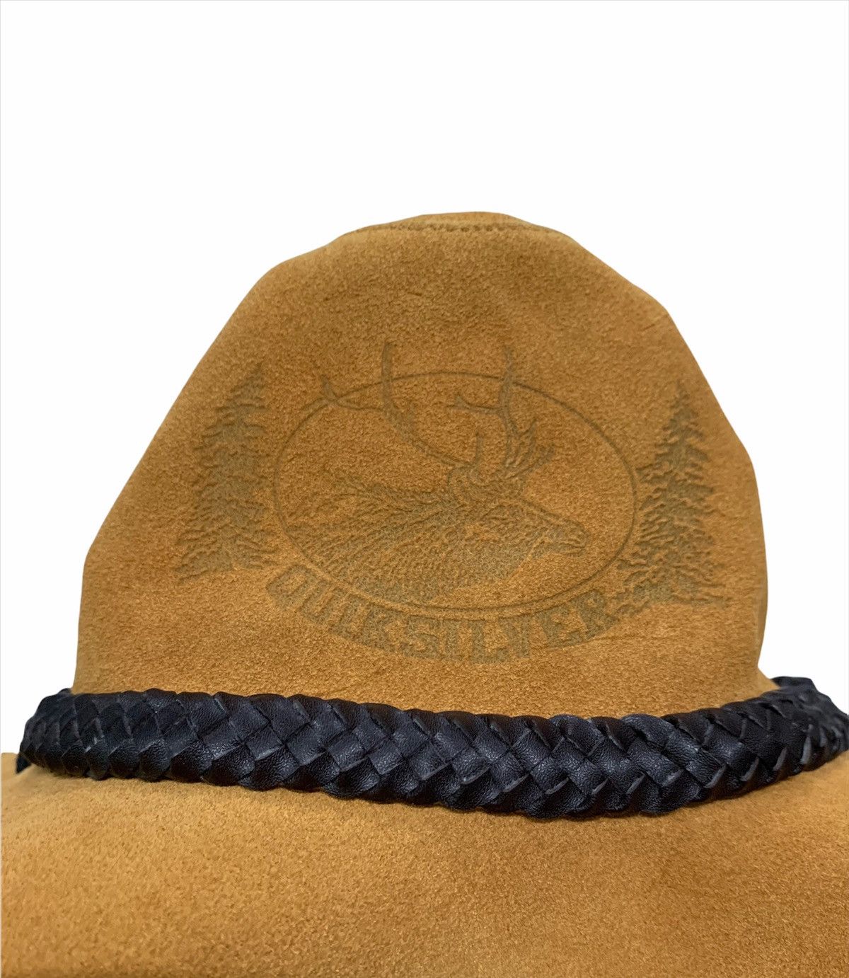 Genuine Leather × Quiksilver × Vintage RARE ‼️ Quiksilver Suede Leather Cowboy Bucket Hats Size ONE SIZE - 5 Thumbnail