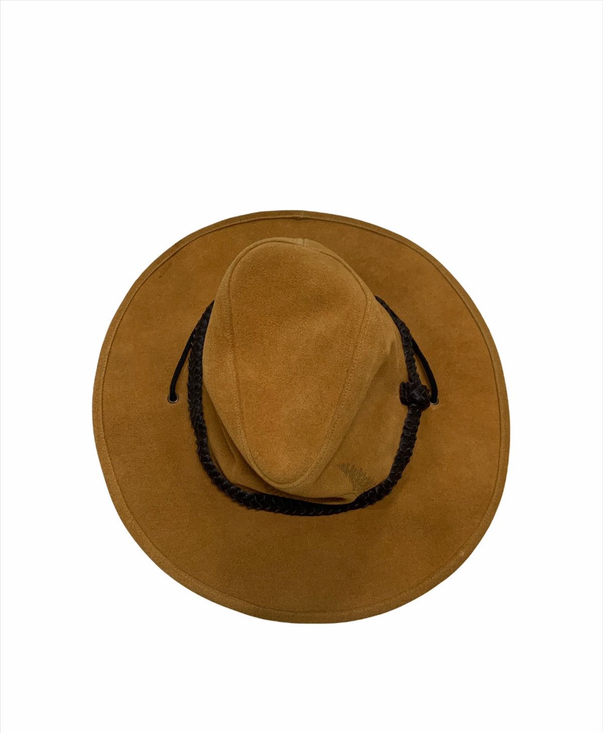 Genuine Leather × Quiksilver × Vintage RARE ‼️ Quiksilver Suede Leather Cowboy Bucket Hats Size ONE SIZE - 6 Thumbnail