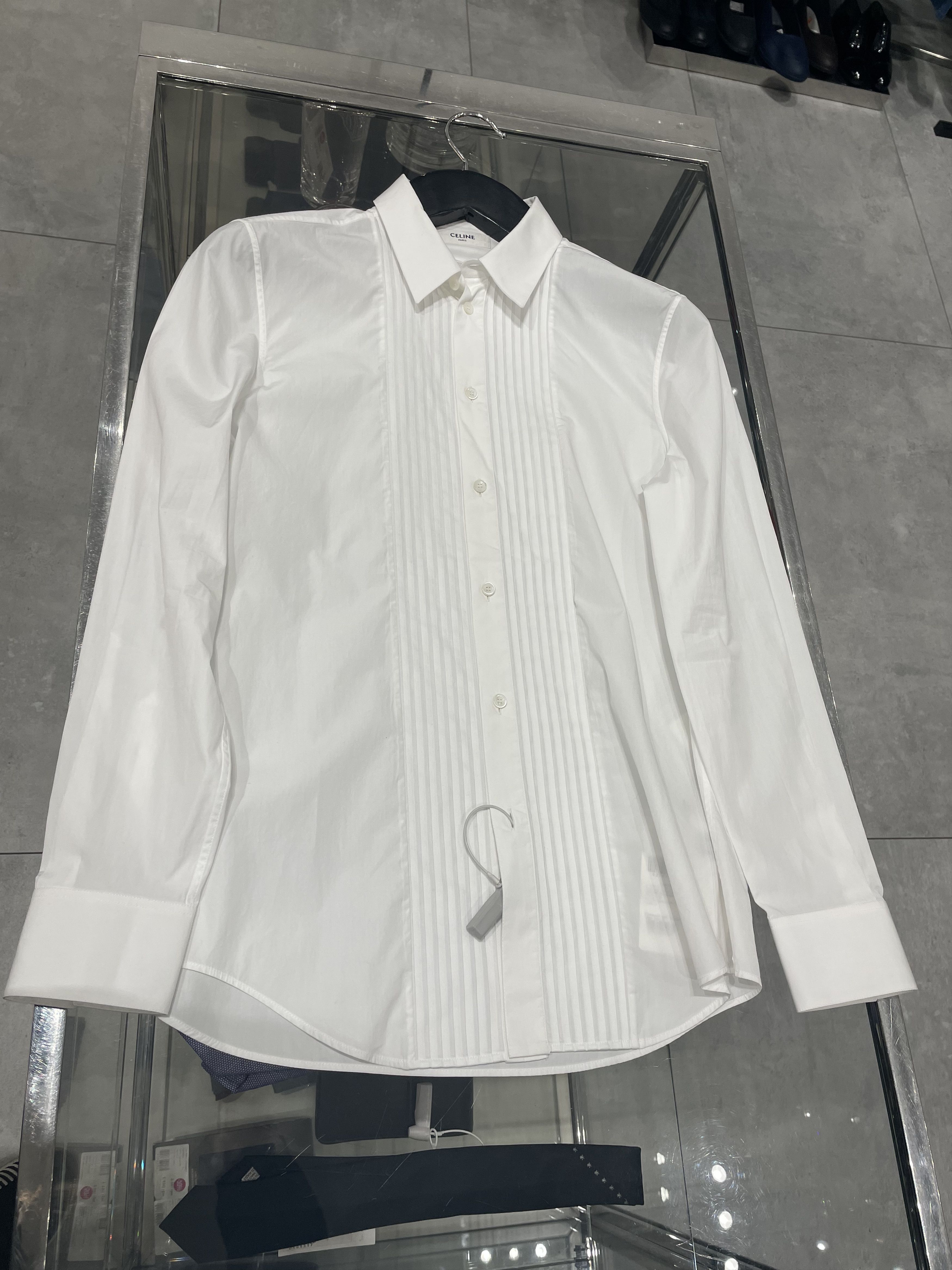 Celine White Shirt Size US M / EU 48-50 / 2 - 2 Thumbnail