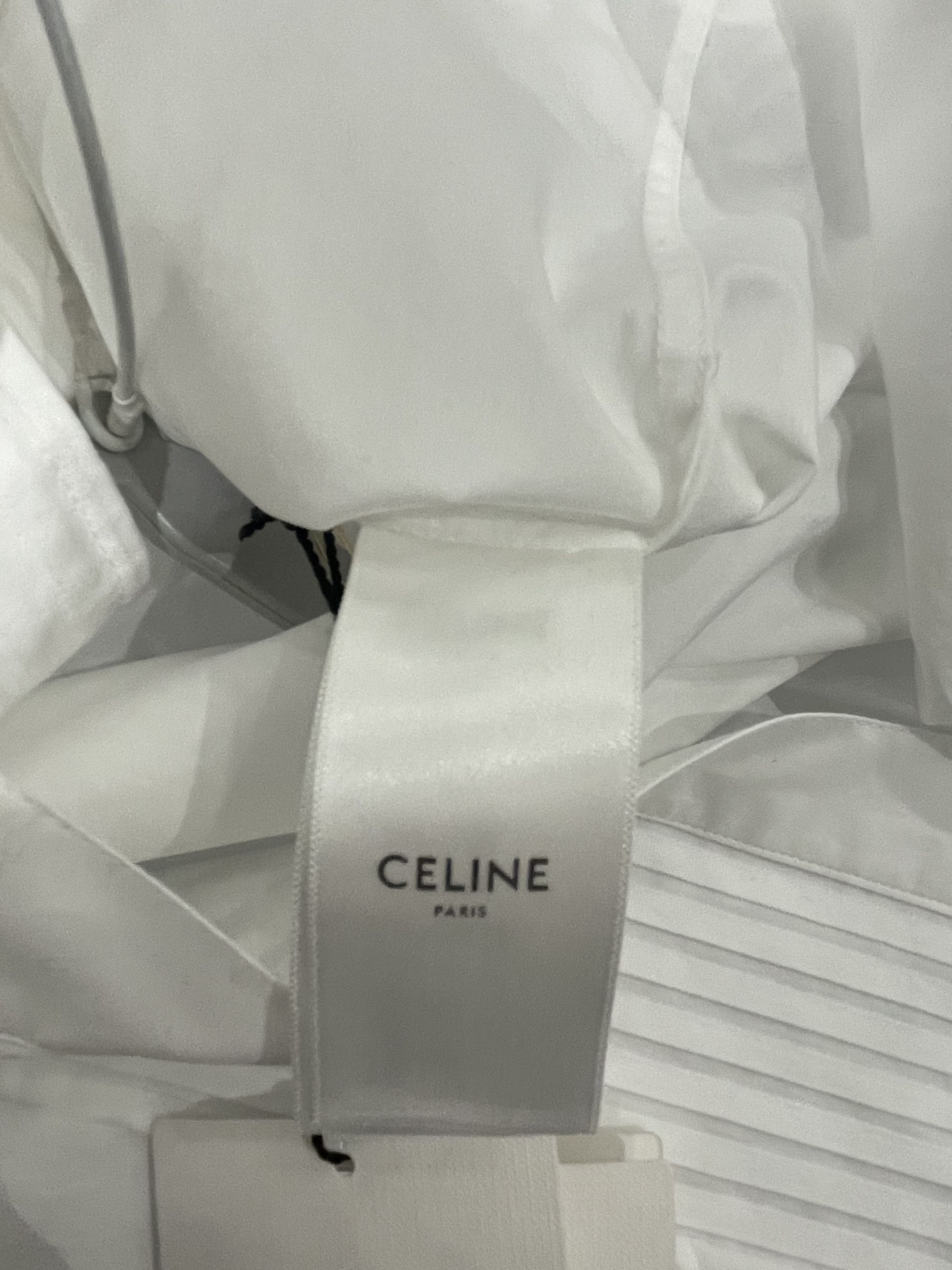 Celine White Shirt Size US M / EU 48-50 / 2 - 4 Thumbnail