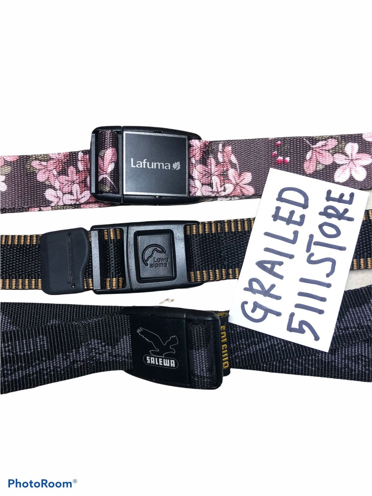 Other Lot Of 3 Lafuma Salewa And Lowe Alpine Outdoor Belt Size 32 - 1 Thumbnail