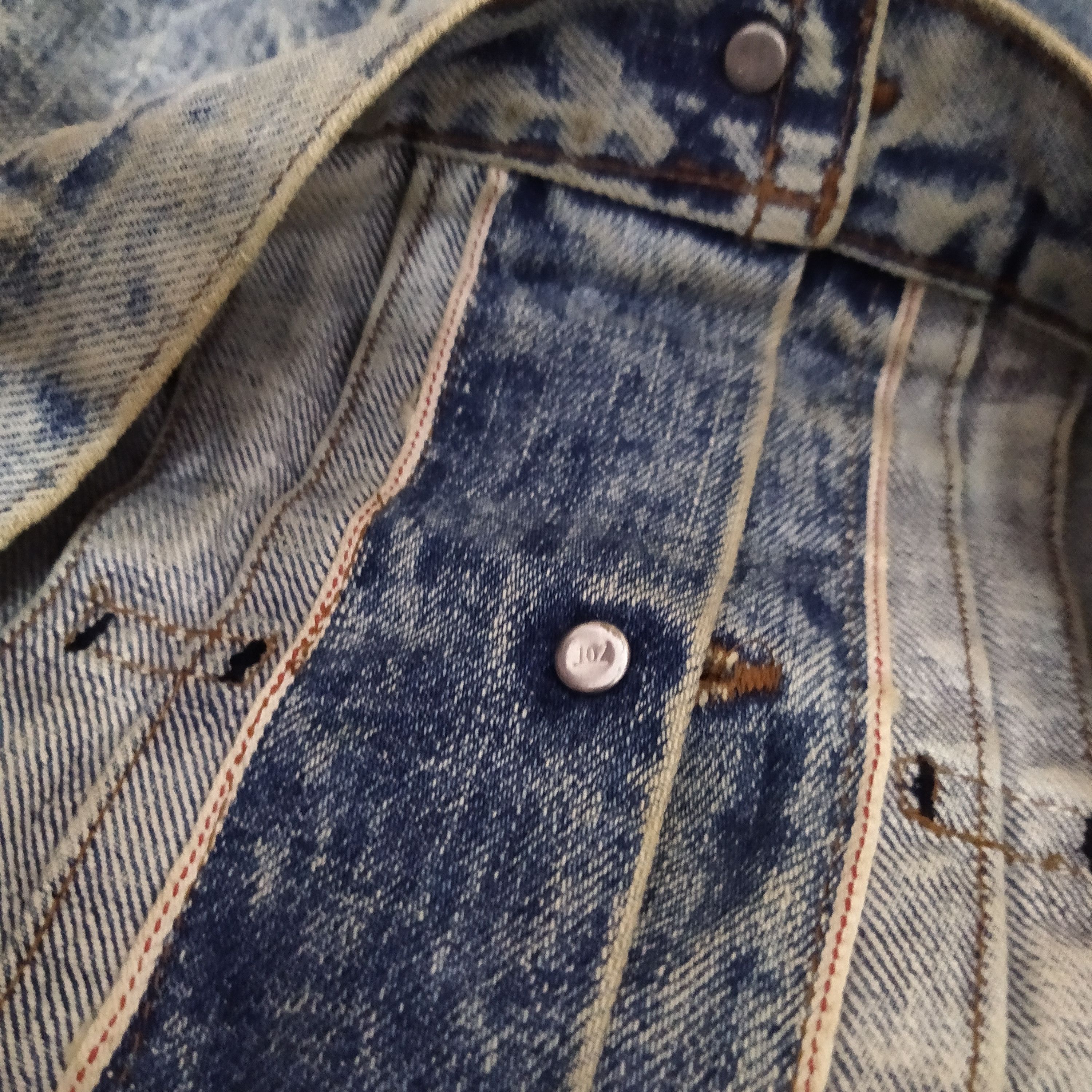 Levi's × Vintage VTG 701XX BIG E LEVIS SELVEDGE DENIM JACKET (D373) Size US XL / EU 56 / 4 - 8 Thumbnail