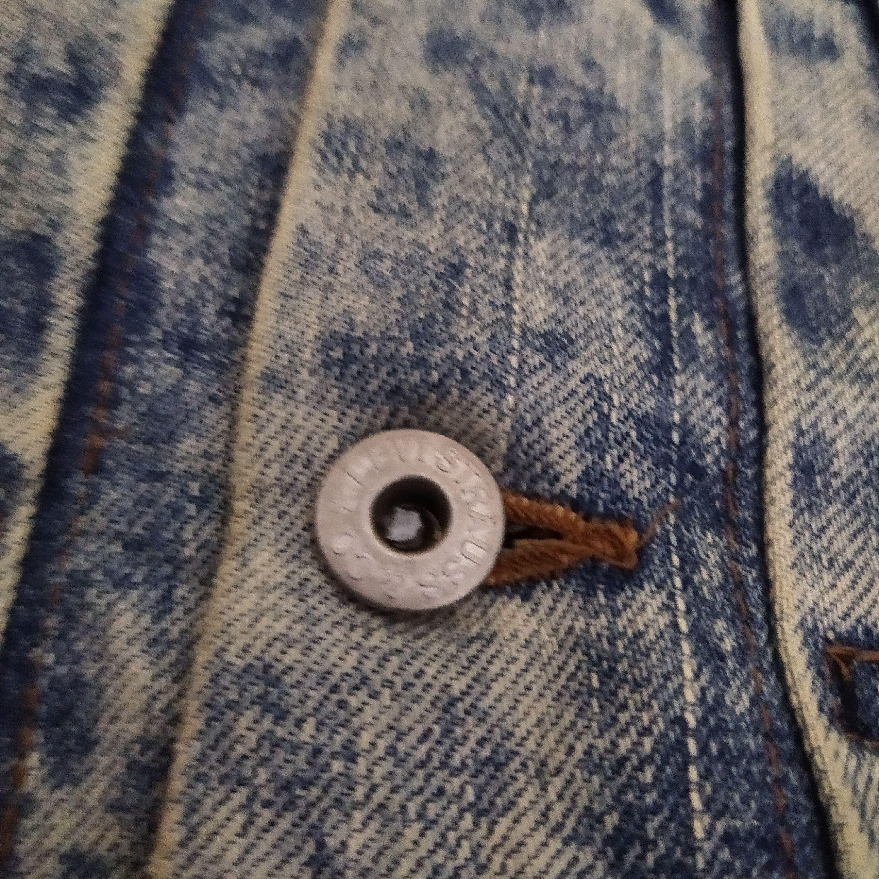 Levi's × Vintage VTG 701XX BIG E LEVIS SELVEDGE DENIM JACKET (D373) Size US XL / EU 56 / 4 - 7 Thumbnail