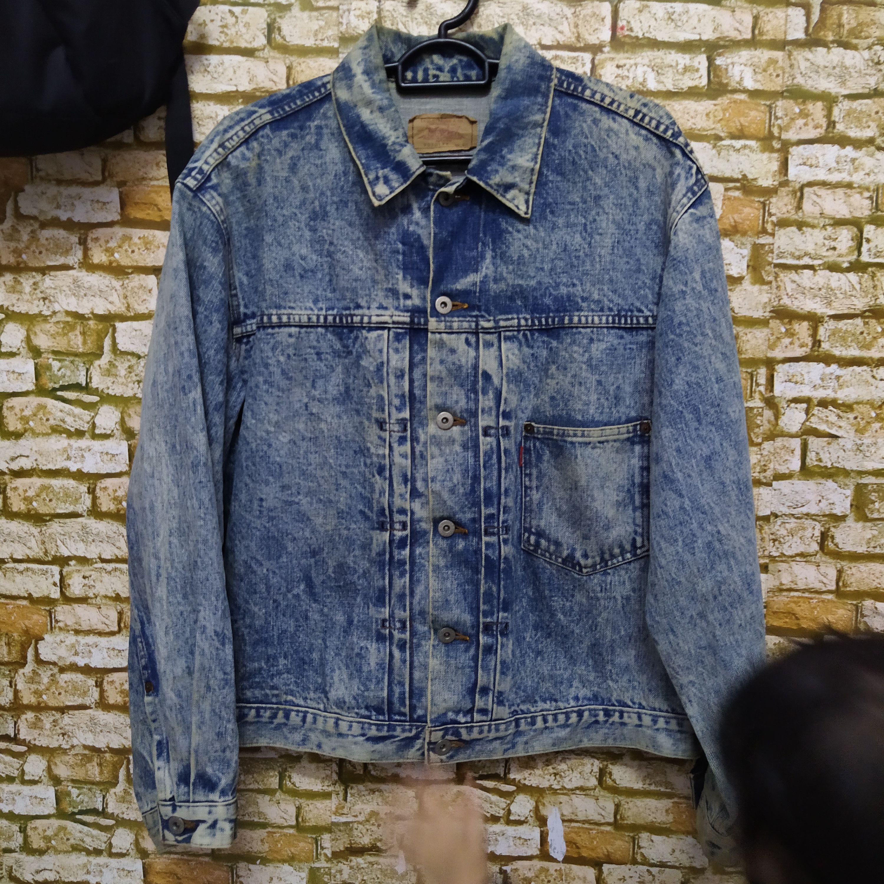 Levi's × Vintage VTG 701XX BIG E LEVIS SELVEDGE DENIM JACKET (D373) Size US XL / EU 56 / 4 - 1 Thumbnail