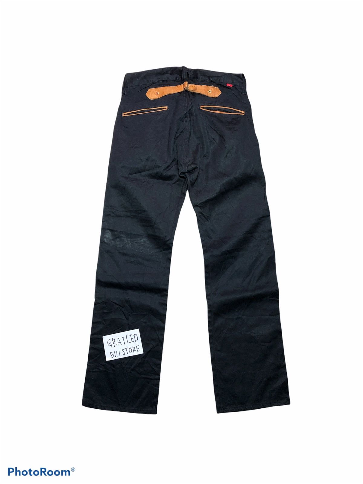 ANACHRONORM × Japanese Brand Buckle Back Trousers Pant By ANACHRONORM Size US 32 / EU 48 - 1 Thumbnail