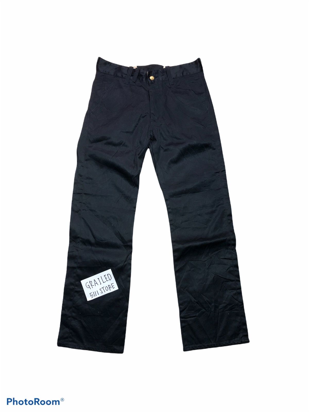 ANACHRONORM × Japanese Brand Buckle Back Trousers Pant By ANACHRONORM Size US 32 / EU 48 - 2 Thumbnail