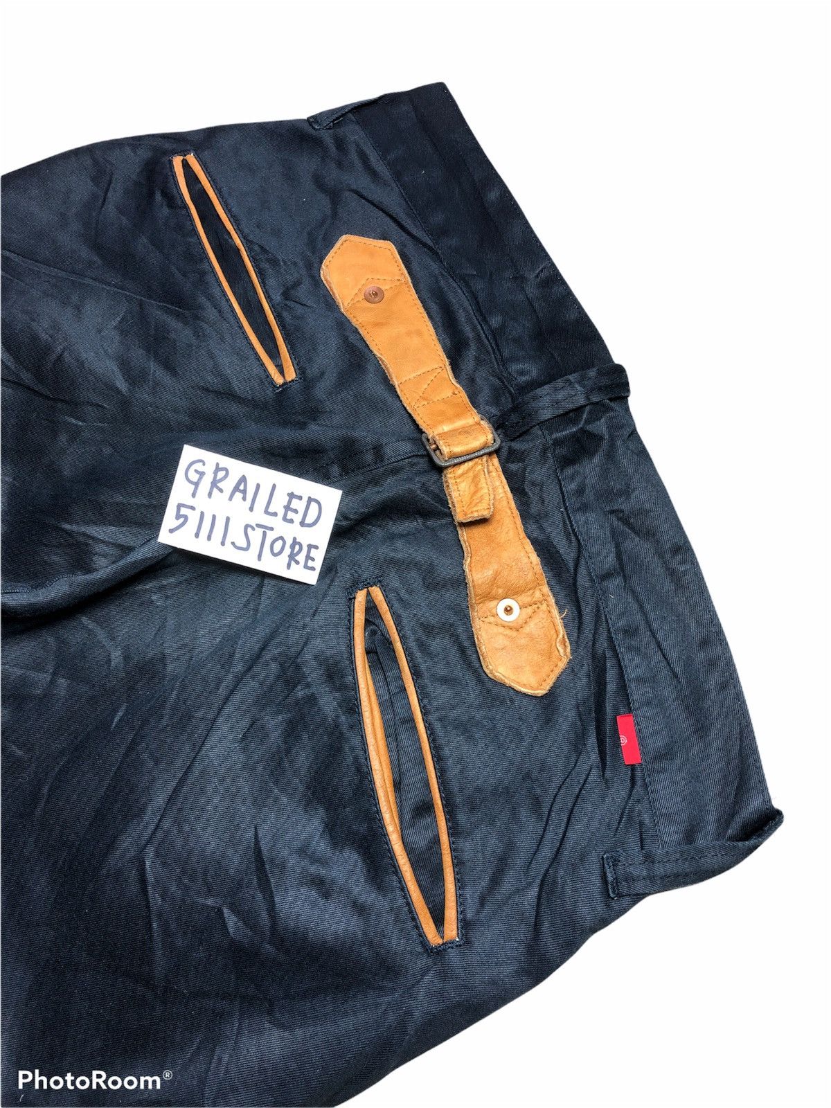 ANACHRONORM × Japanese Brand Buckle Back Trousers Pant By ANACHRONORM Size US 32 / EU 48 - 5 Thumbnail