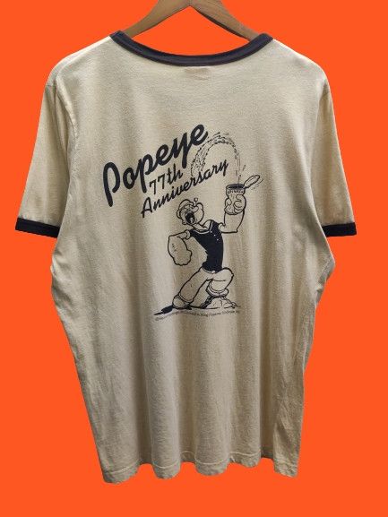 Cartoon Network × Vintage Vintage Popeye t shirt Size US L / EU 52-54 / 3 - 1 Thumbnail