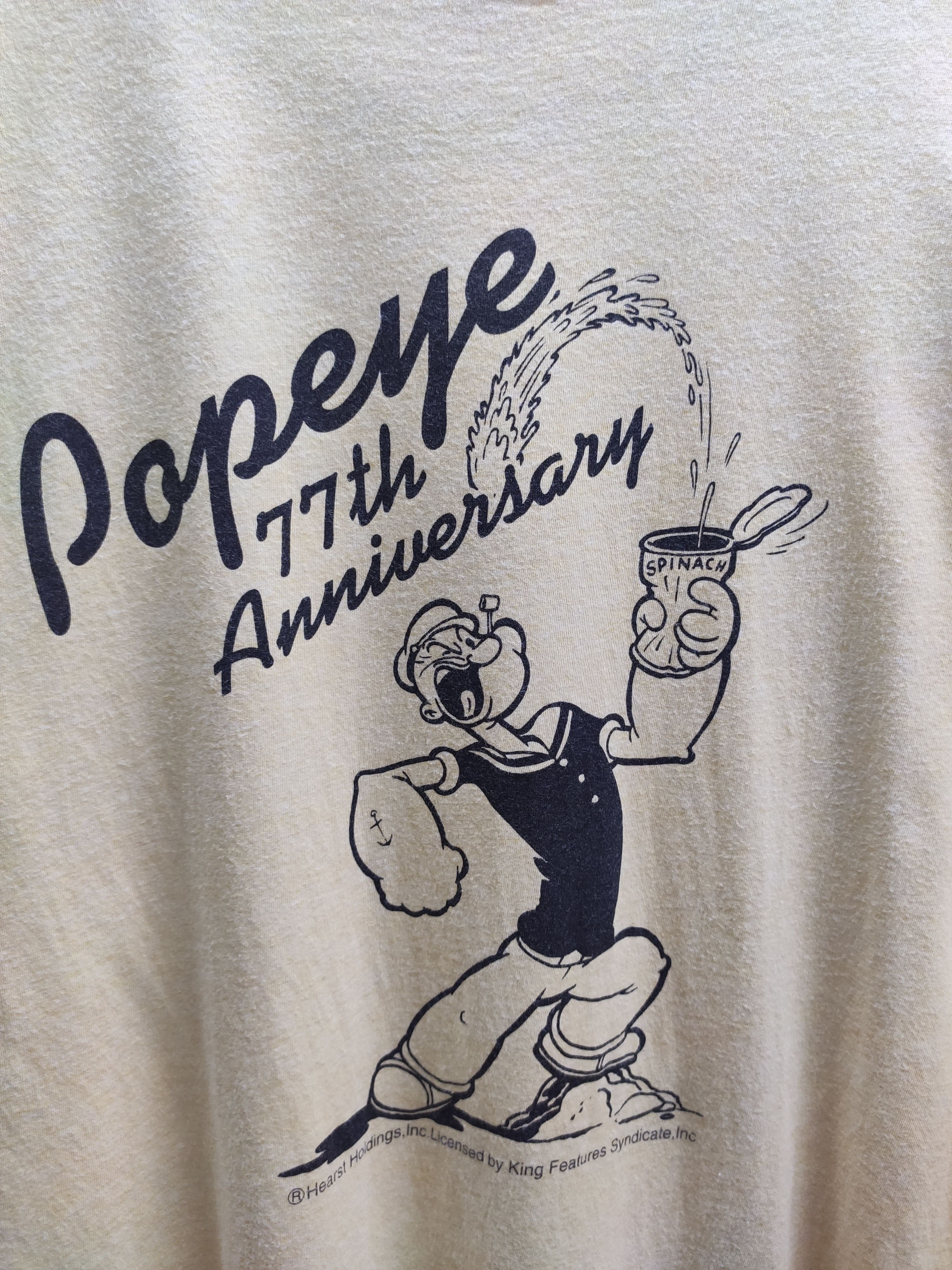 Cartoon Network × Vintage Vintage Popeye t shirt Size US L / EU 52-54 / 3 - 5 Thumbnail