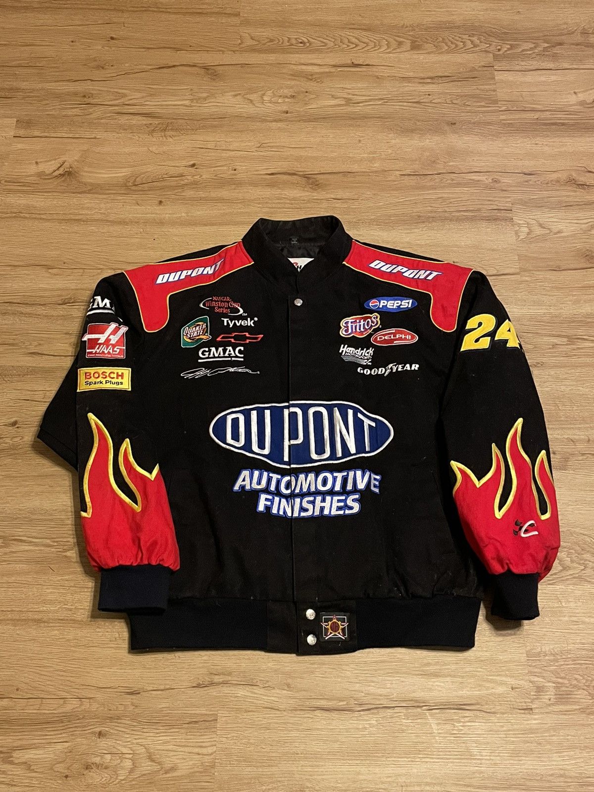 Vintage Vintage y2k nascar Jeff Hamilton Jeff Gordon racing jacket ...