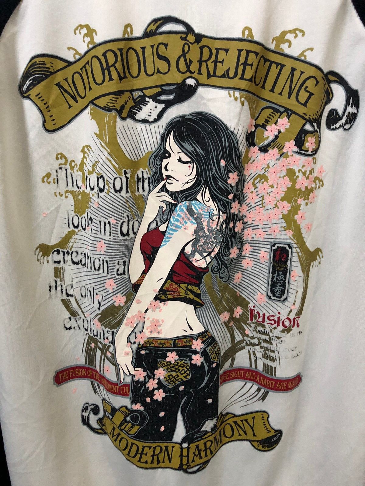 Japanese Brand 1990s fusion japan anime manga art #829 Size US L / EU 52-54 / 3 - 4 Thumbnail