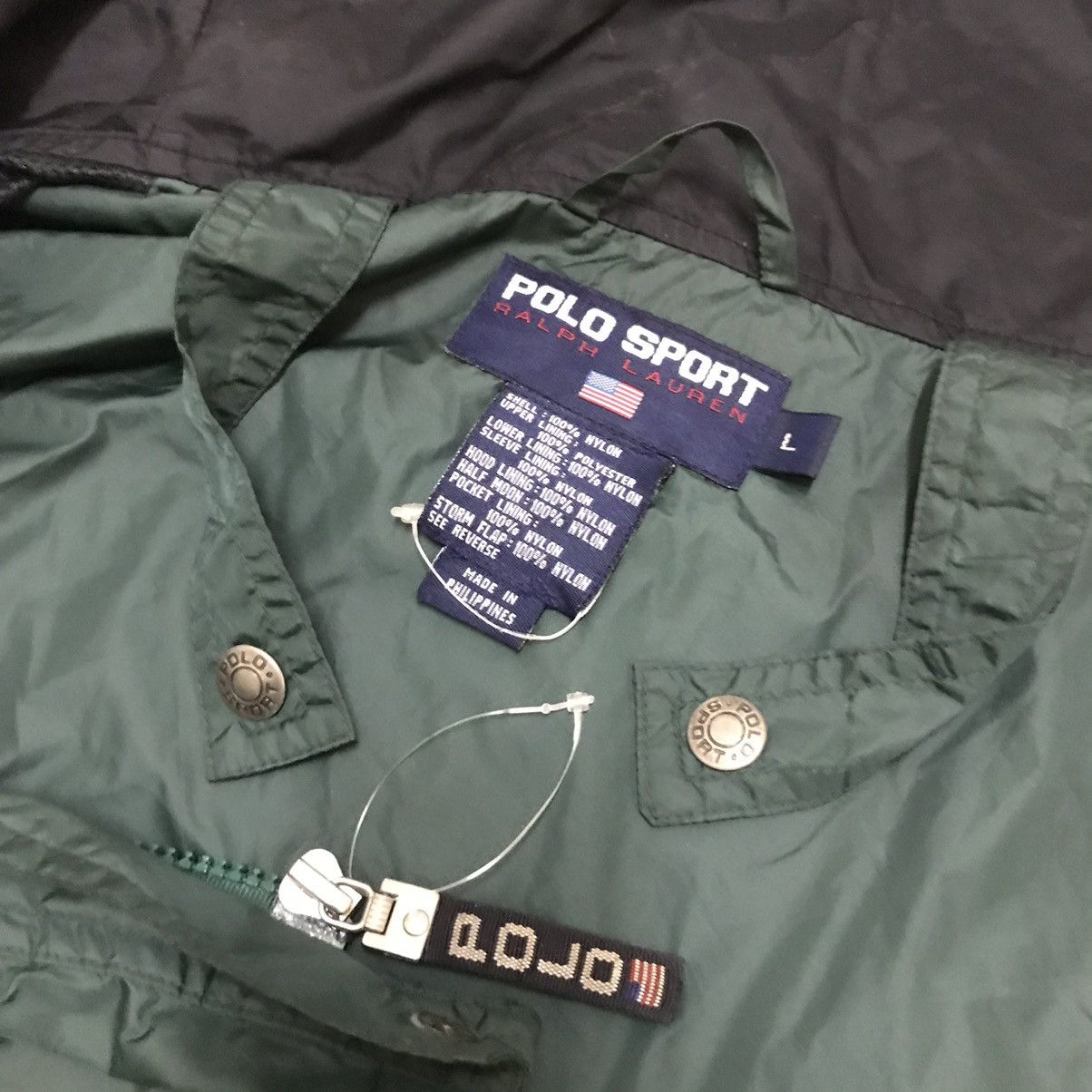 Polo Ralph Lauren Vintage Polo Sport Ralph Lauren Windbreaker Jacket 90s Size US L / EU 52-54 / 3 - 6 Thumbnail