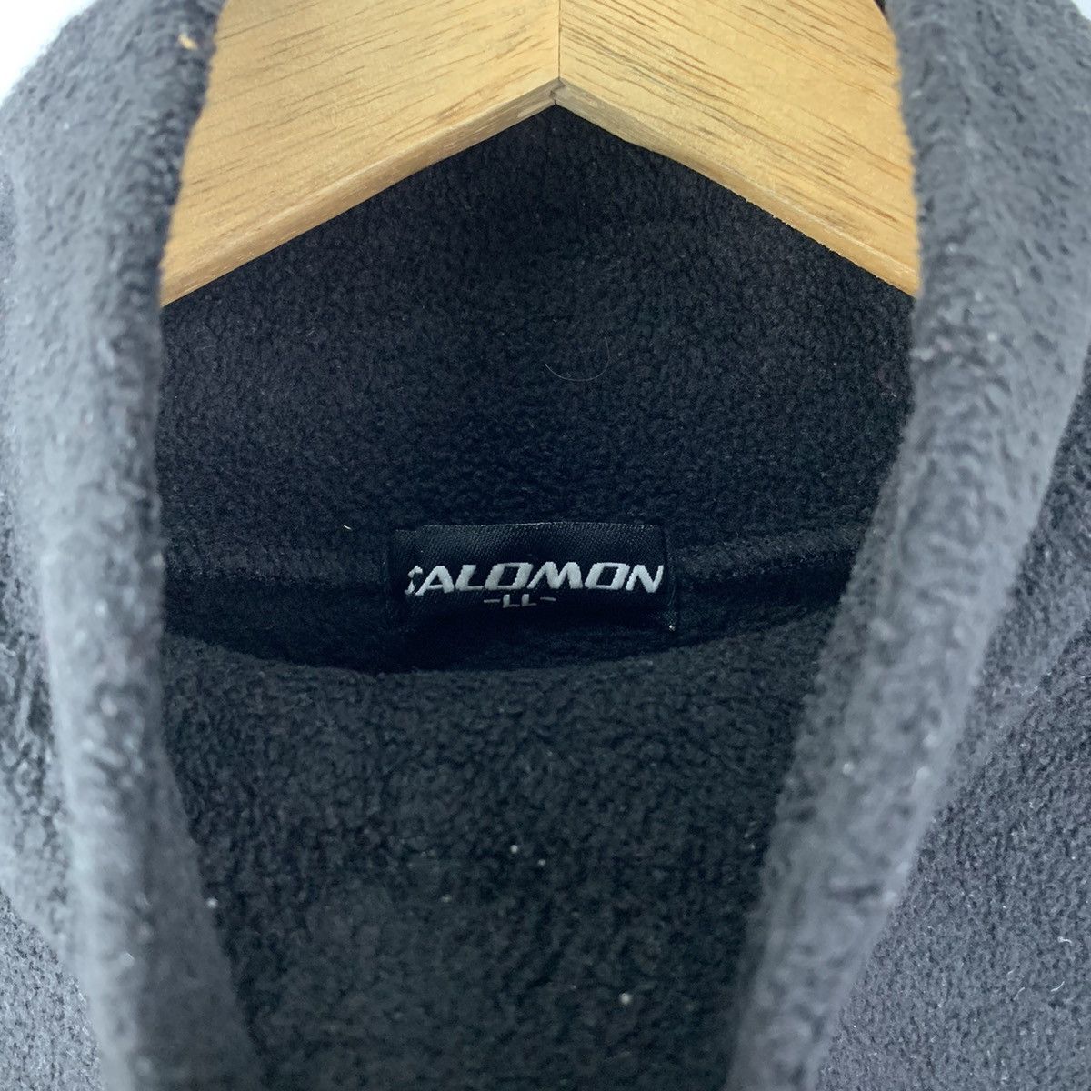 Salomon SALOMON Embroidery Turtle Neck Black Fleece Sweater Size L Size US L / EU 52-54 / 3 - 9 Thumbnail