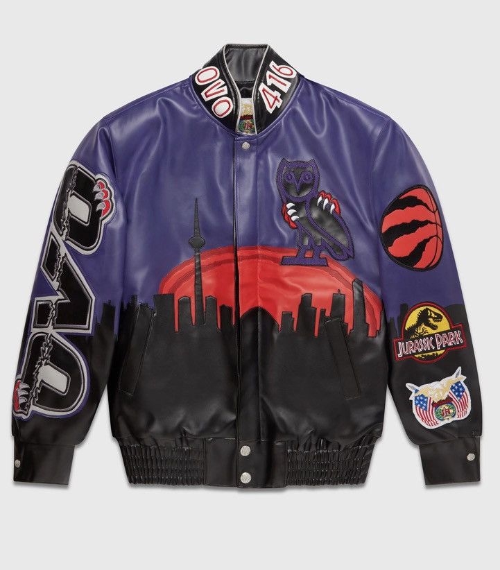 Octobers Very Own Ovo X Jurassic Park X Raptors Jacket Grailed 6656