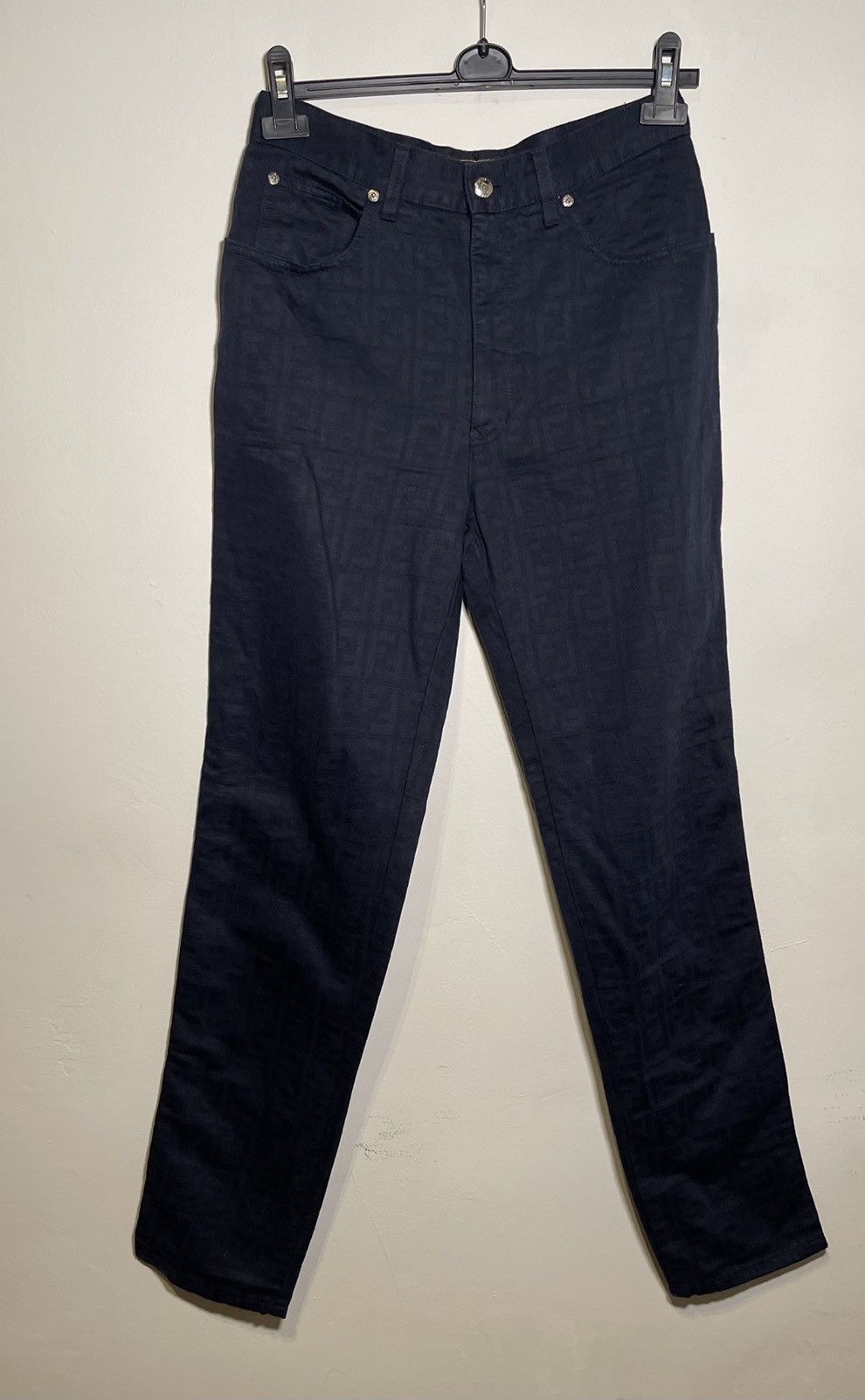 Fendi VINTAGE MONOGRAM PANTS Size US 30 / EU 46 - 1 Thumbnail