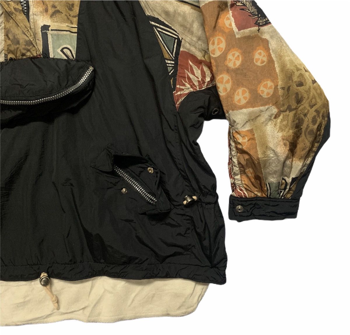 Vintage 💥💥RARE!! Outrage Ski Jacket Quarter Zip Art Windbreaker Size US XL / EU 56 / 4 - 5 Thumbnail
