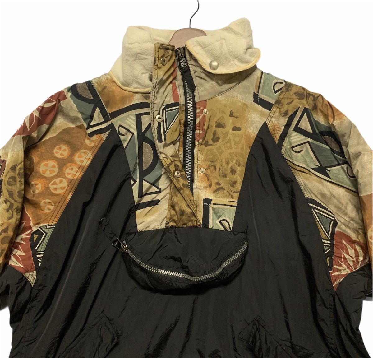 Vintage 💥💥RARE!! Outrage Ski Jacket Quarter Zip Art Windbreaker Size US XL / EU 56 / 4 - 3 Thumbnail