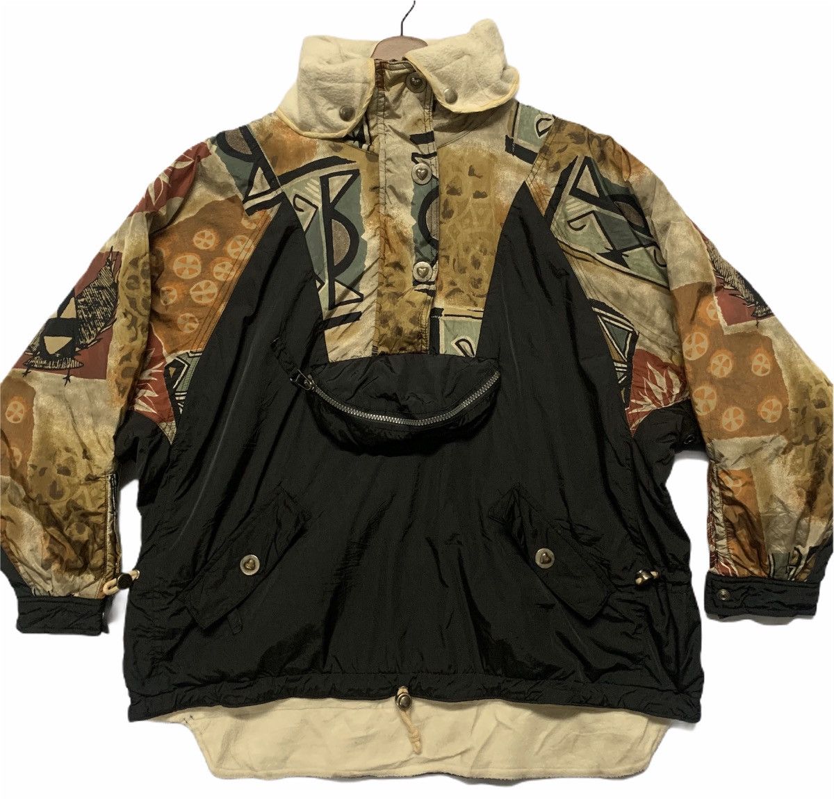 Vintage 💥💥RARE!! Outrage Ski Jacket Quarter Zip Art Windbreaker Size US XL / EU 56 / 4 - 2 Thumbnail