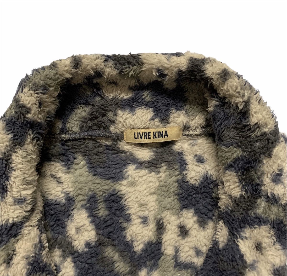 Japanese Brand RARE‼️LIVRE KINA Japan Quarter Zip Fleece Sweatshirt Sweater Size US M / EU 48-50 / 2 - 9 Thumbnail