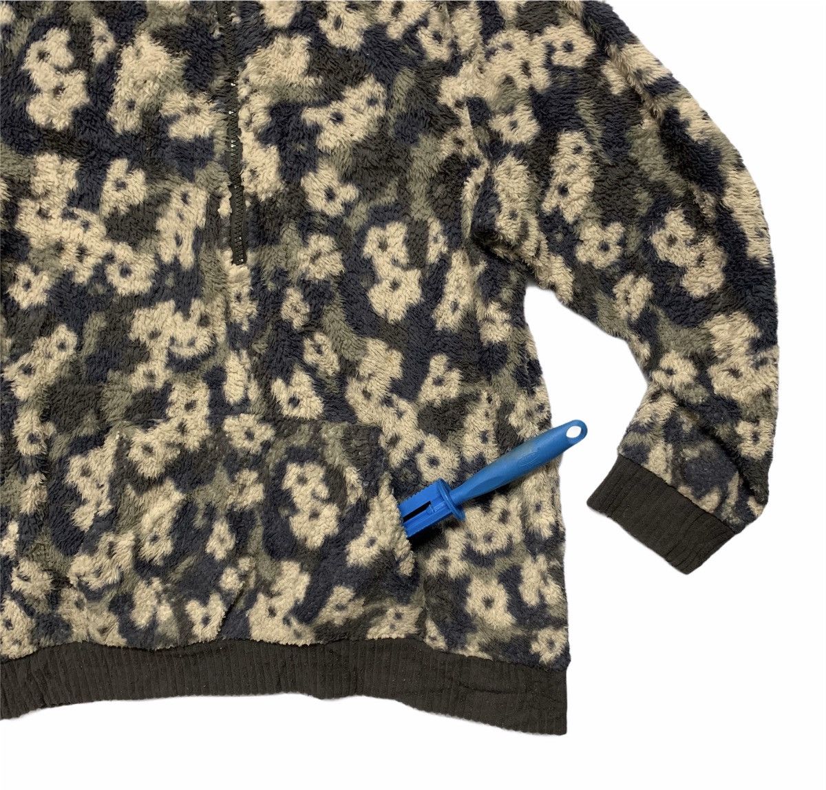 Japanese Brand RARE‼️LIVRE KINA Japan Quarter Zip Fleece Sweatshirt Sweater Size US M / EU 48-50 / 2 - 4 Thumbnail