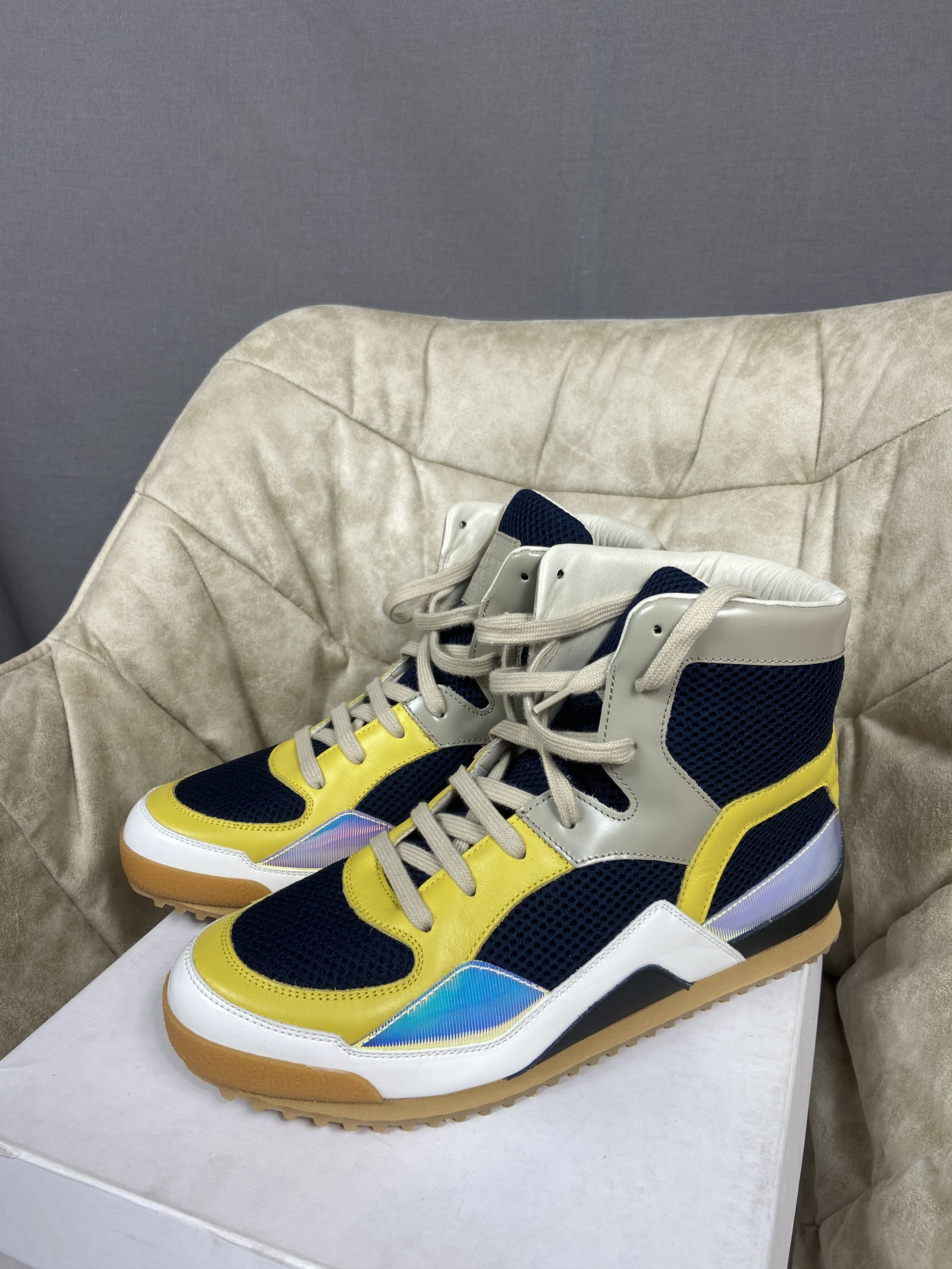 Maison Margiela パンプス 蛍光イエロー 2007422N0250 Maison Margiela Maison martin margiela high top sneaker with