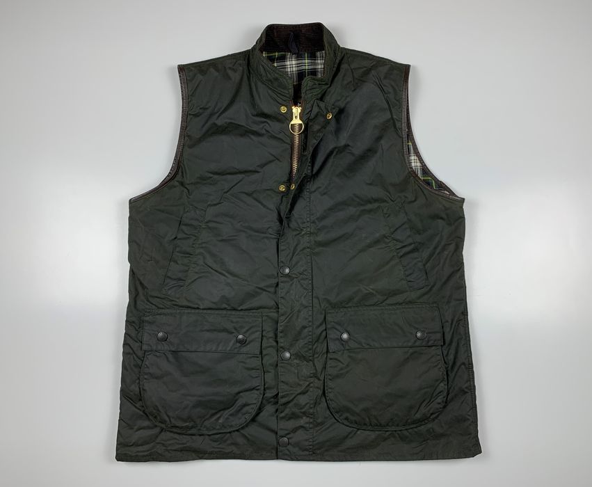 Barbour Barbour Westmorland A220 Waistcoat Waxed Cotton Vest Gilet ...