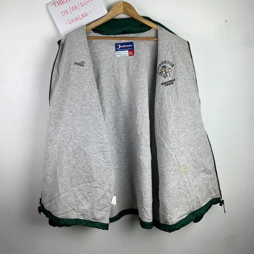 Vintage Bouthouse Sport Rugby Zip Ups Hoodie Jacket