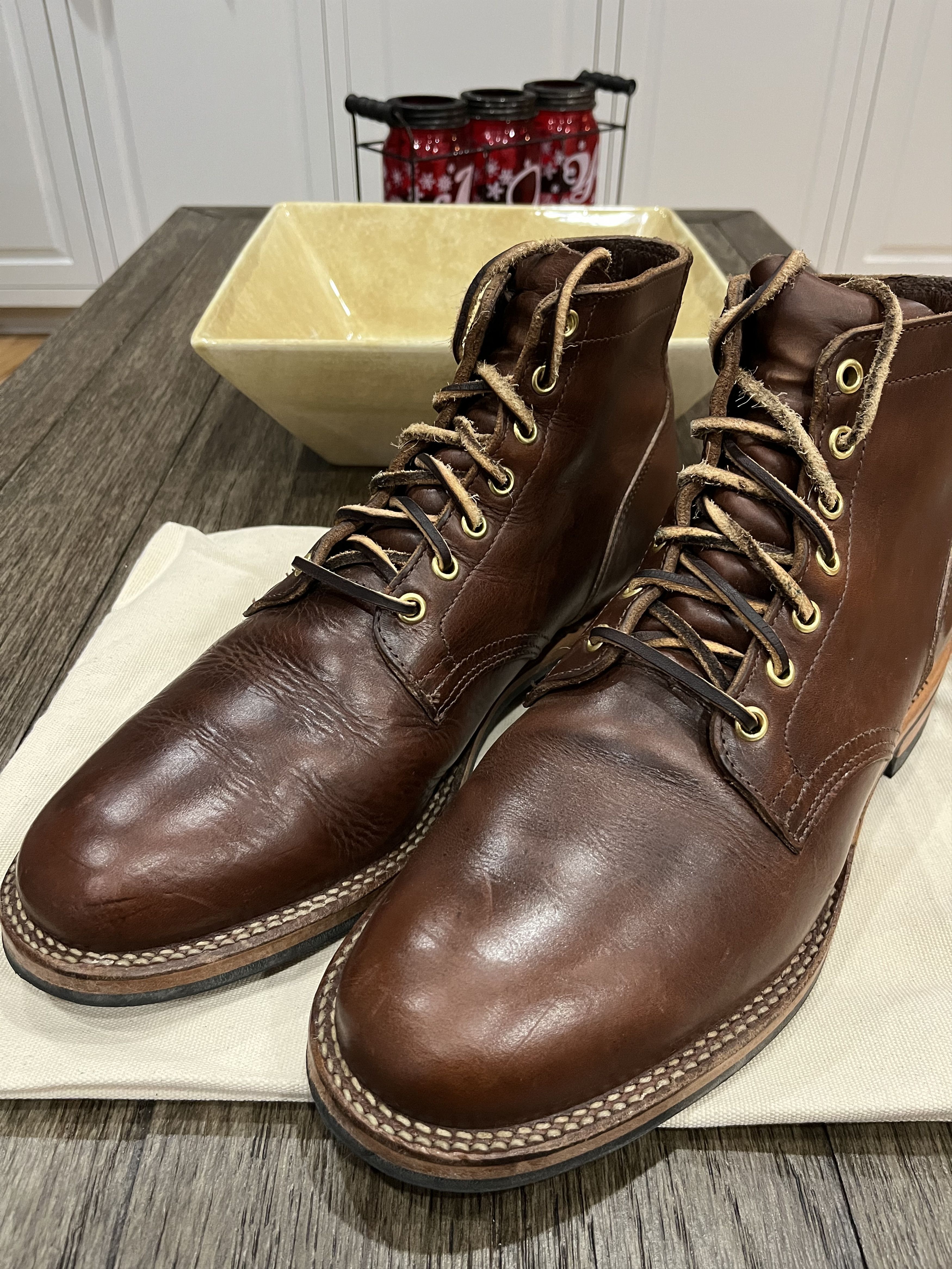 Viberg Brown CXL Service Boot | Grailed