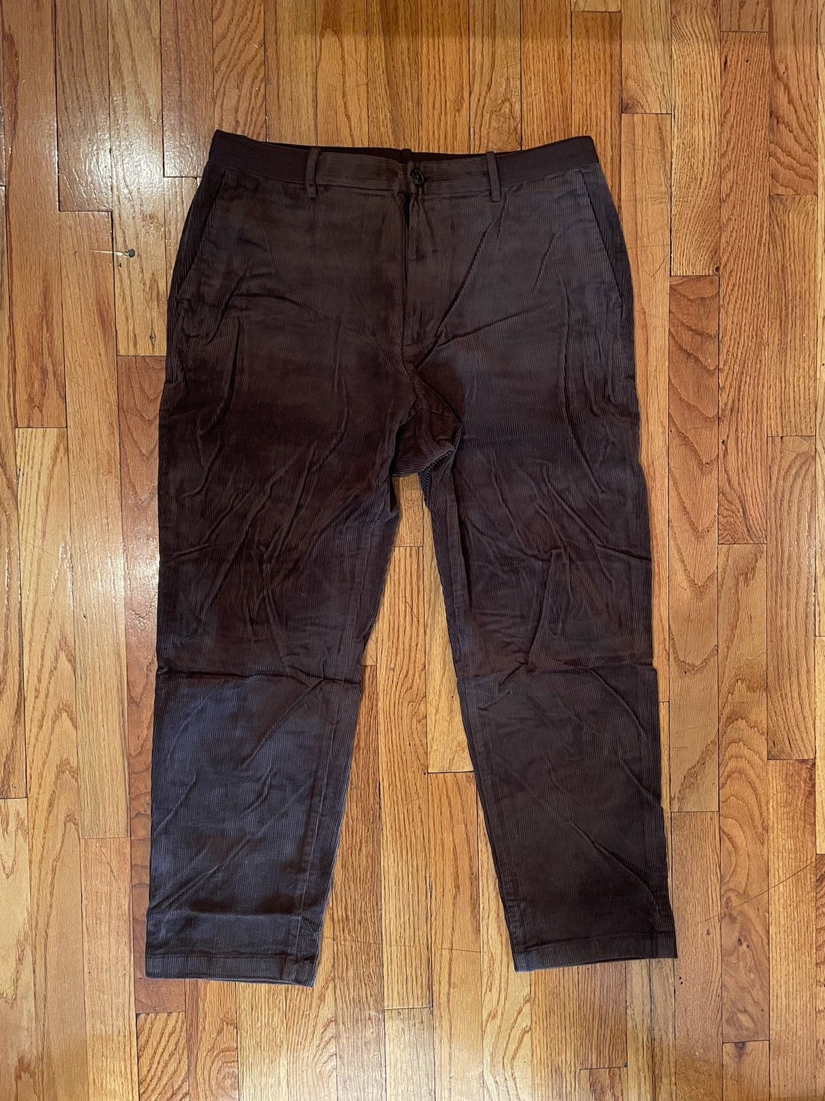 Uniqlo Uniqlo Corduroy Ankle Length Pants Size US 35 - 1 Thumbnail