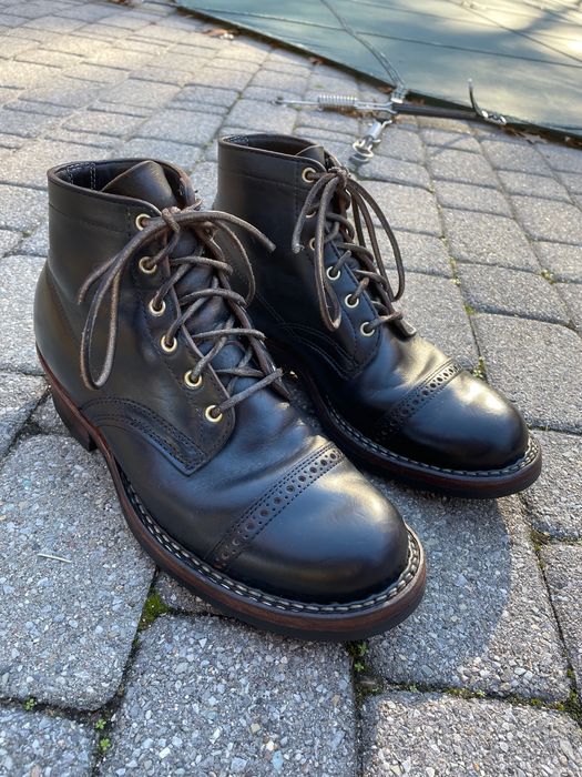 Whites Boots Black Horsehide Semi Dress | Grailed