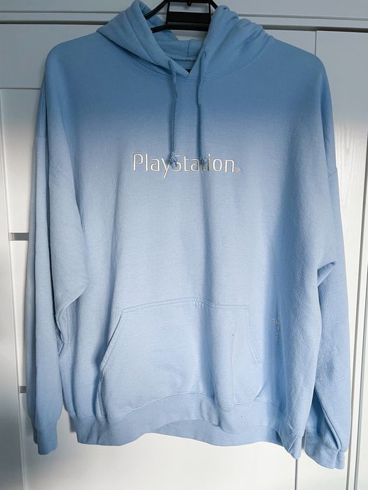 Travis Scott Travis Scott PlayStation Motherboard 1 Light Blue Hoodie ...