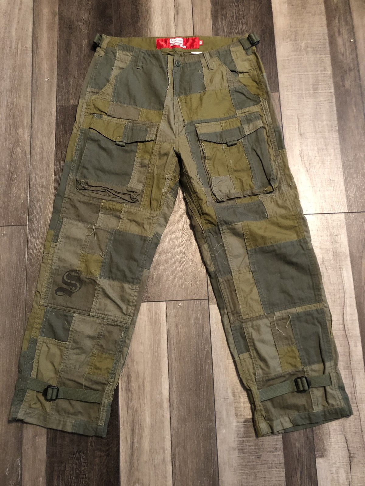 Supreme Supreme x JUNYA WATANABE Patchwork Cargo Pant Olive | 32 ...