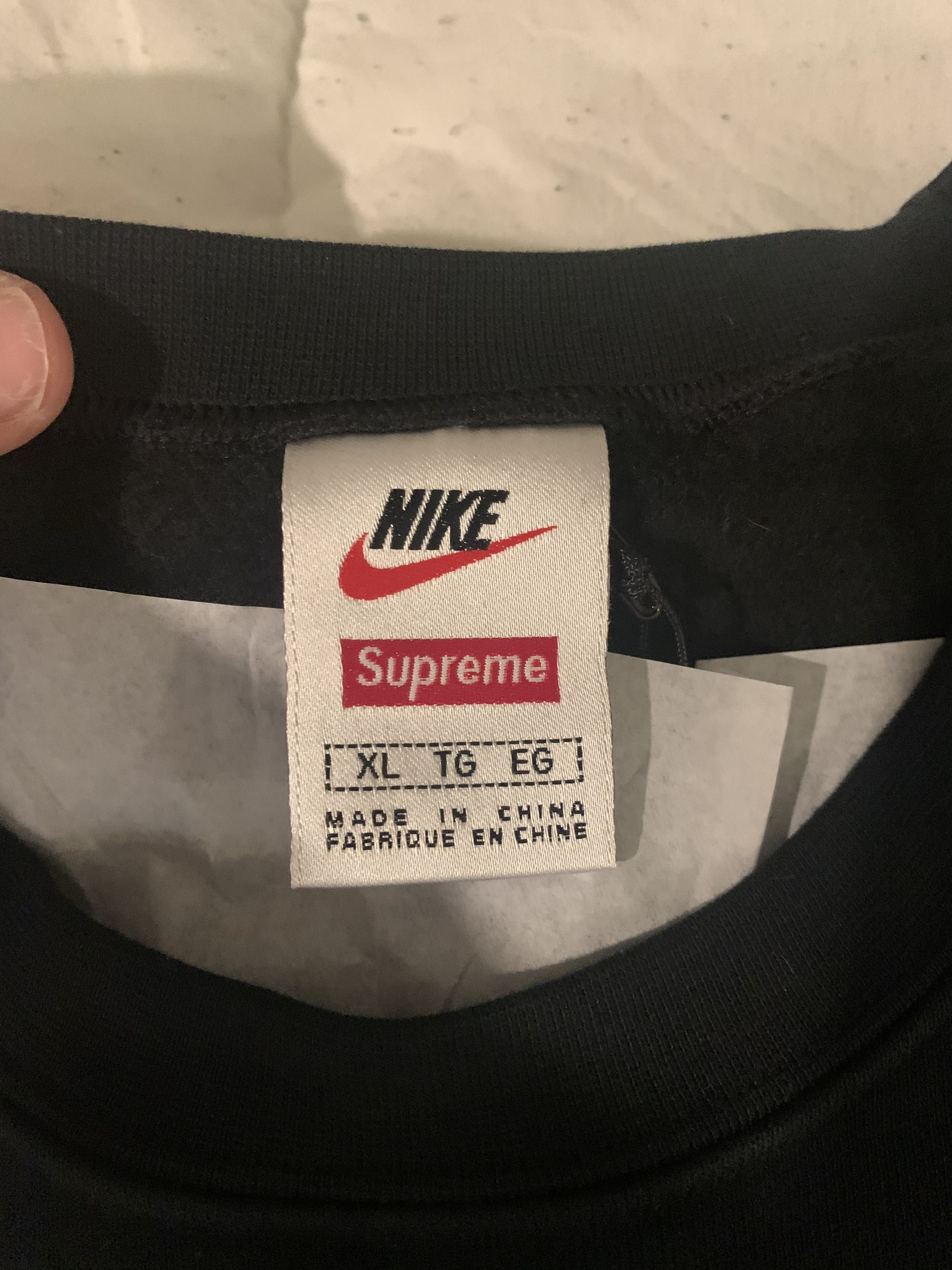 Nike × Supreme Supreme Nike Jewel Crewneck | Grailed