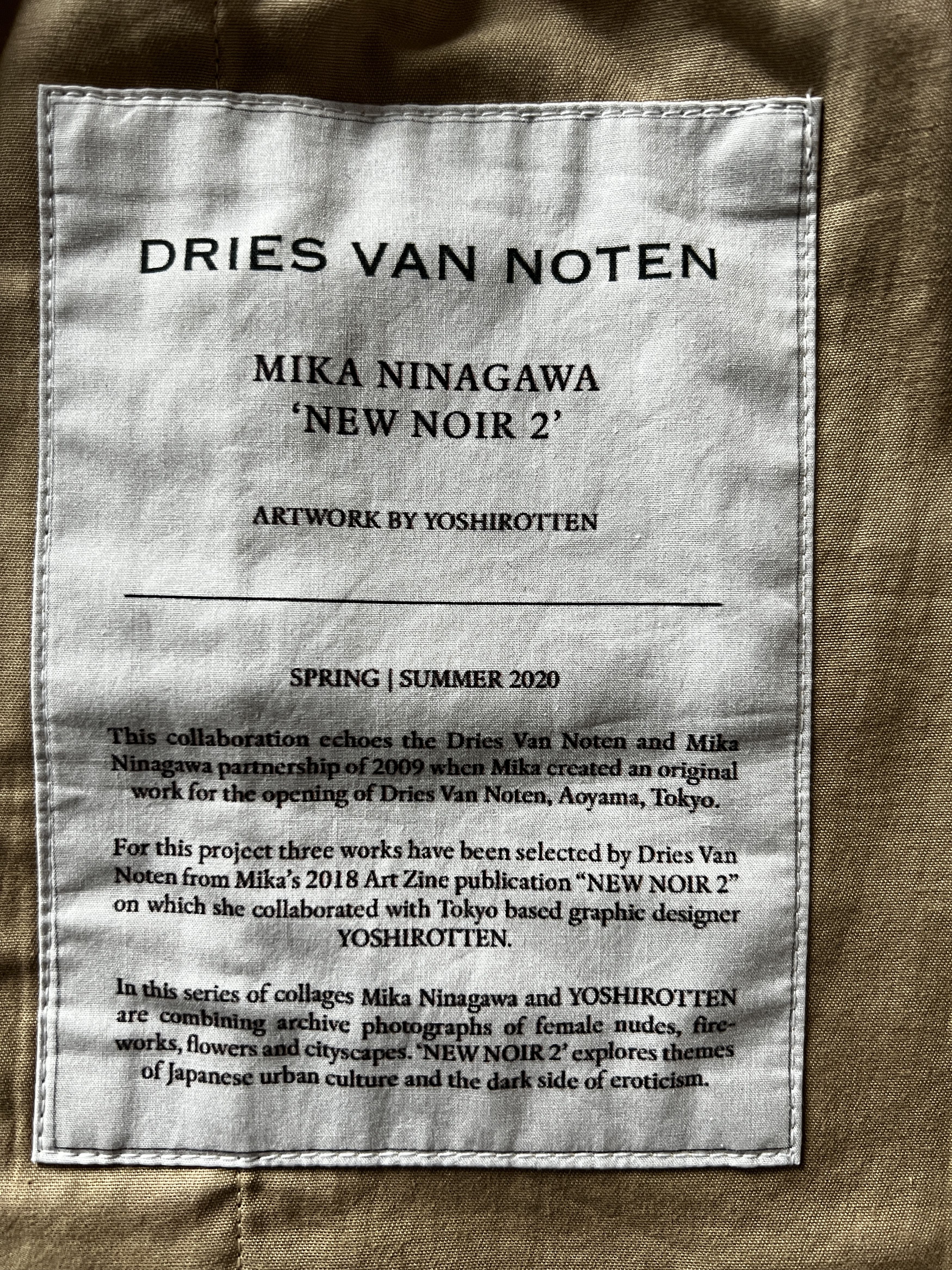 Dries Van Noten Mika Ninagawa New Noir S/S 2020 Size US 30 / EU 46 - 6 Thumbnail