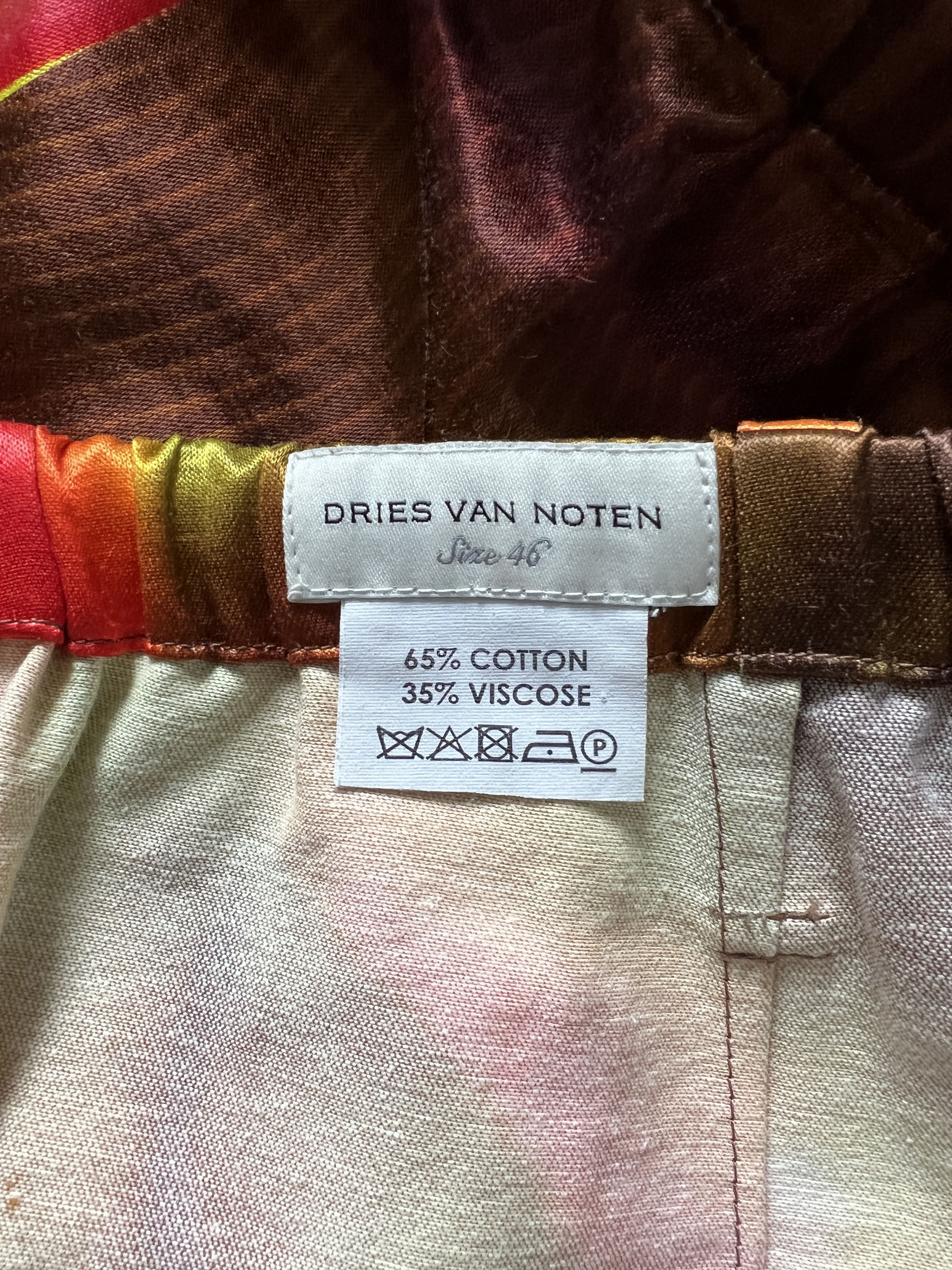 Dries Van Noten Mika Ninagawa New Noir S/S 2020 Size US 30 / EU 46 - 4 Thumbnail