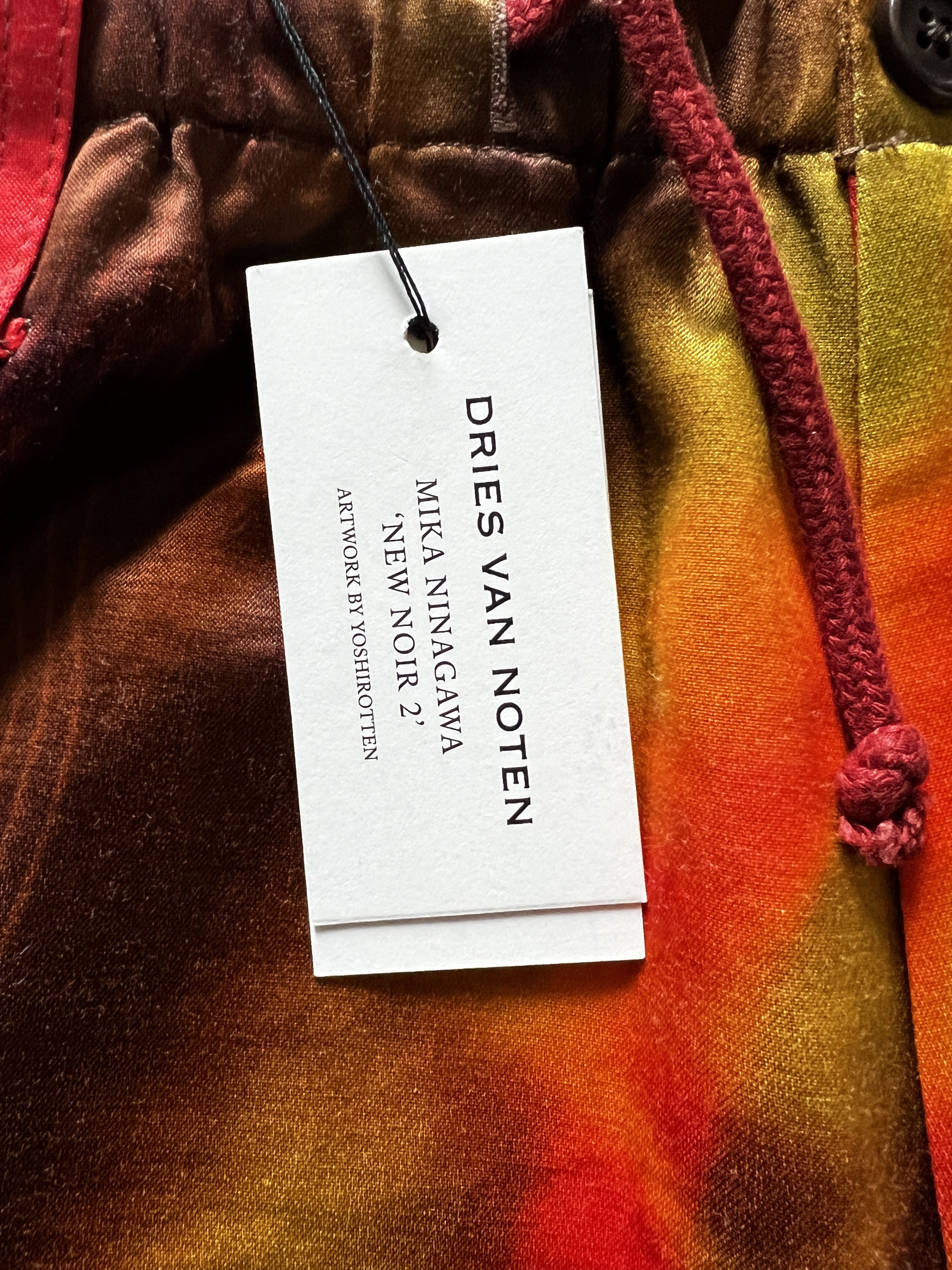 Dries Van Noten Mika Ninagawa New Noir S/S 2020 Size US 30 / EU 46 - 5 Thumbnail