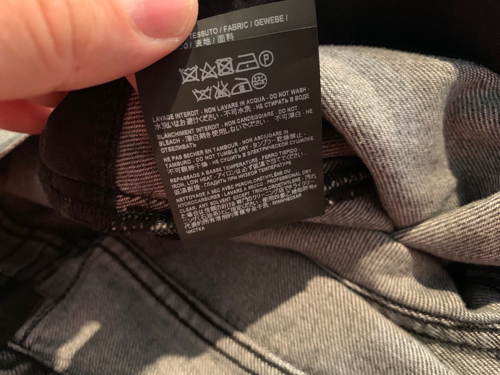 Saint Laurent Paris SS'17 D01 Skinny Jean Washed Denim Size US 29 - 7 Thumbnail
