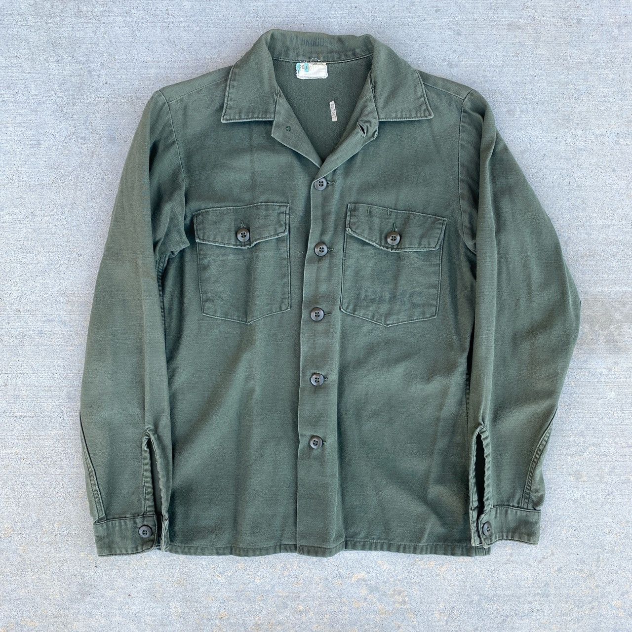 Vintage Vintage 1980s USMC Stenciled Army Shirt | Grailed