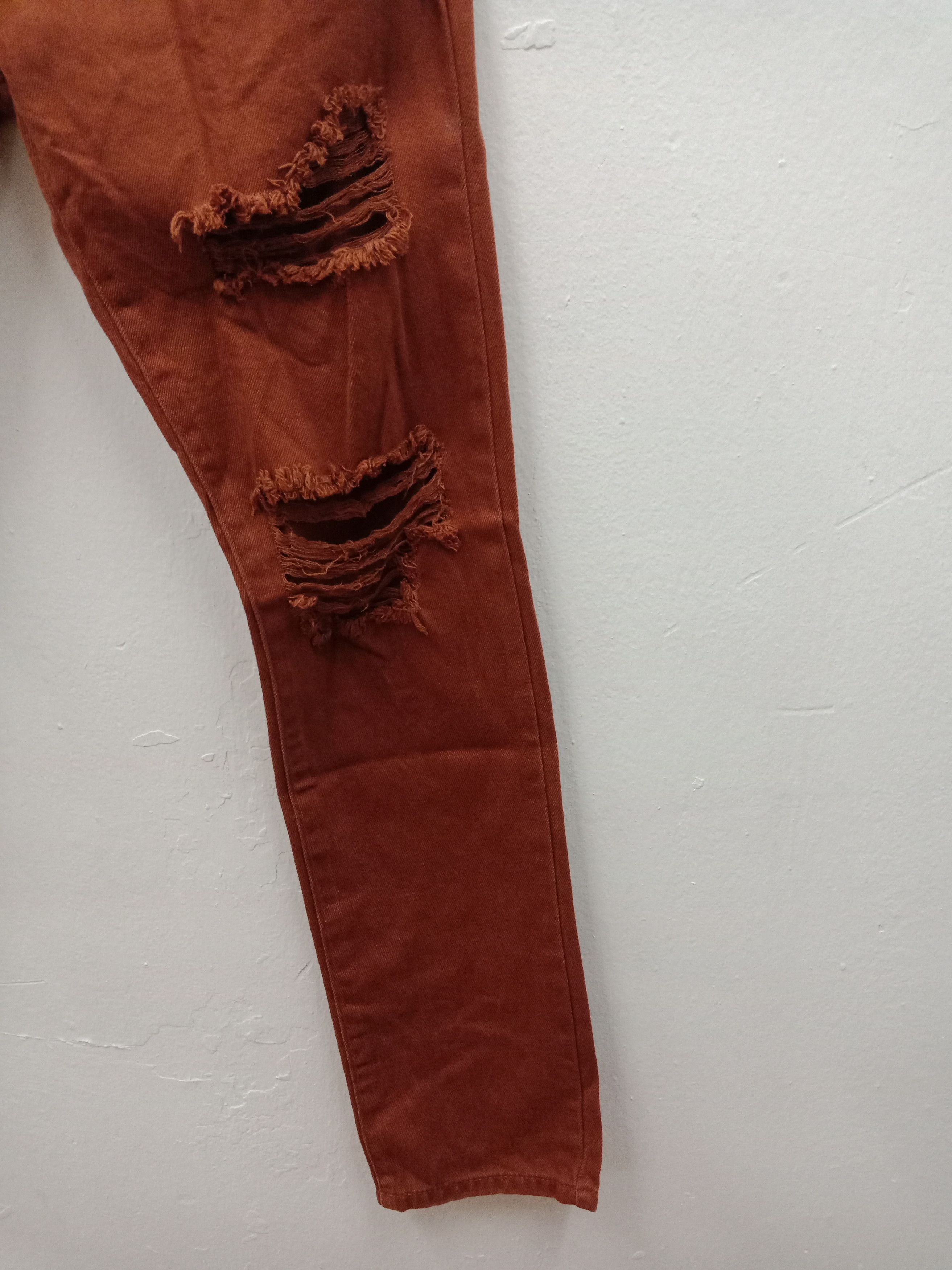 Forever 21 Forever 21 Brown Distressed Shredded Size US 32 / EU 48 - 5 Thumbnail