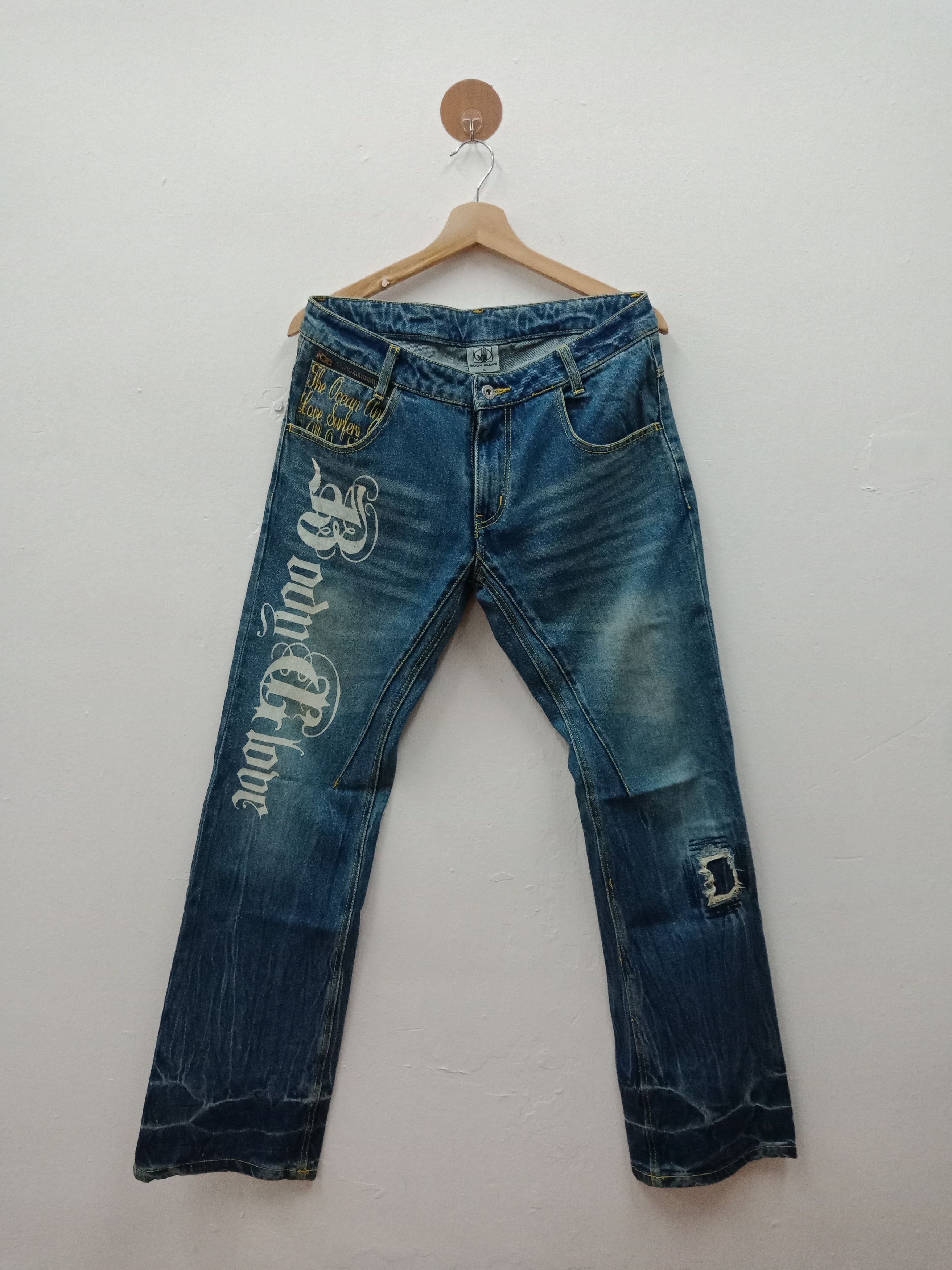 Body Glove Body Glove Spell Out Patchworks Distressed Size US 32 / EU 48 - 2 Thumbnail