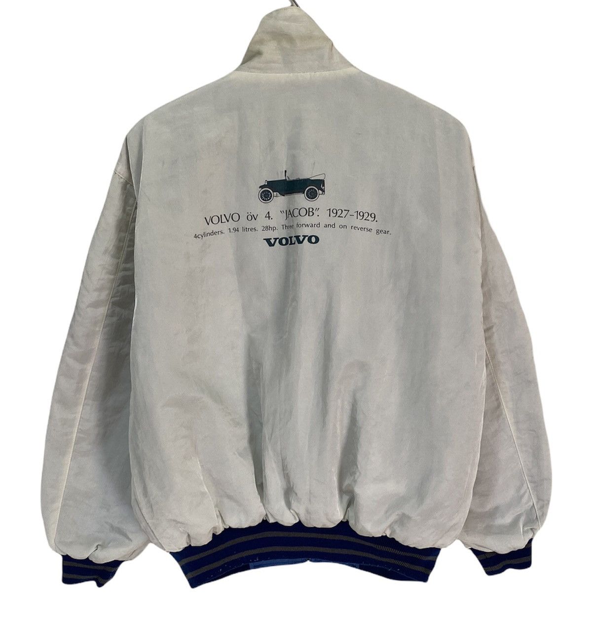 Issey Miyake 🔥VINTAGE VOLVO ov4 "JACOB" 1927-1929 RACING BOMBER JACKET Size US M / EU 48-50 / 2 - 7 Thumbnail