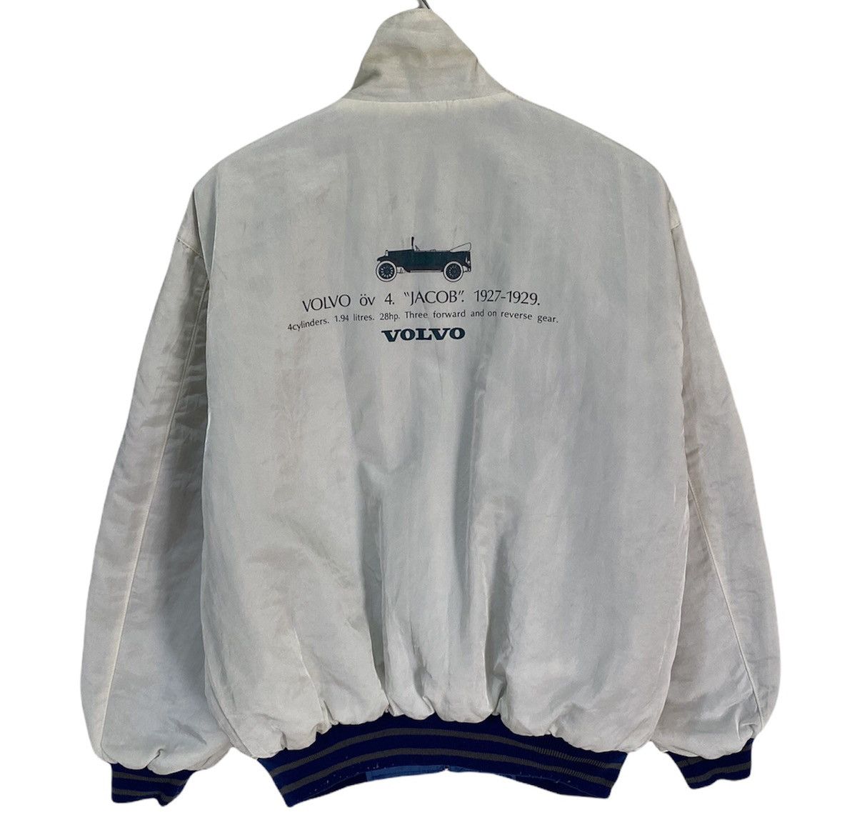 Issey Miyake 🔥VINTAGE VOLVO ov4 "JACOB" 1927-1929 RACING BOMBER JACKET Size US M / EU 48-50 / 2 - 2 Thumbnail