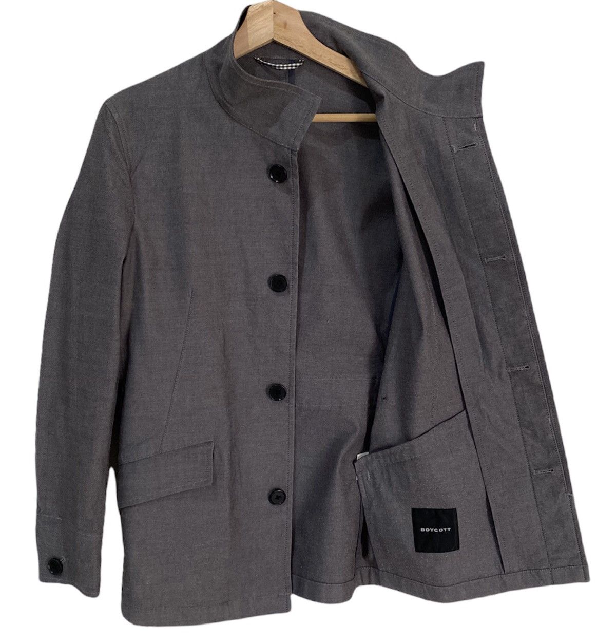 45rpm × Boycott × Yohji Yamamoto 🇯🇵BOYCOTT Made In Japan Style Chore Jacket Size US S / EU 44-46 / 1 - 2 Thumbnail